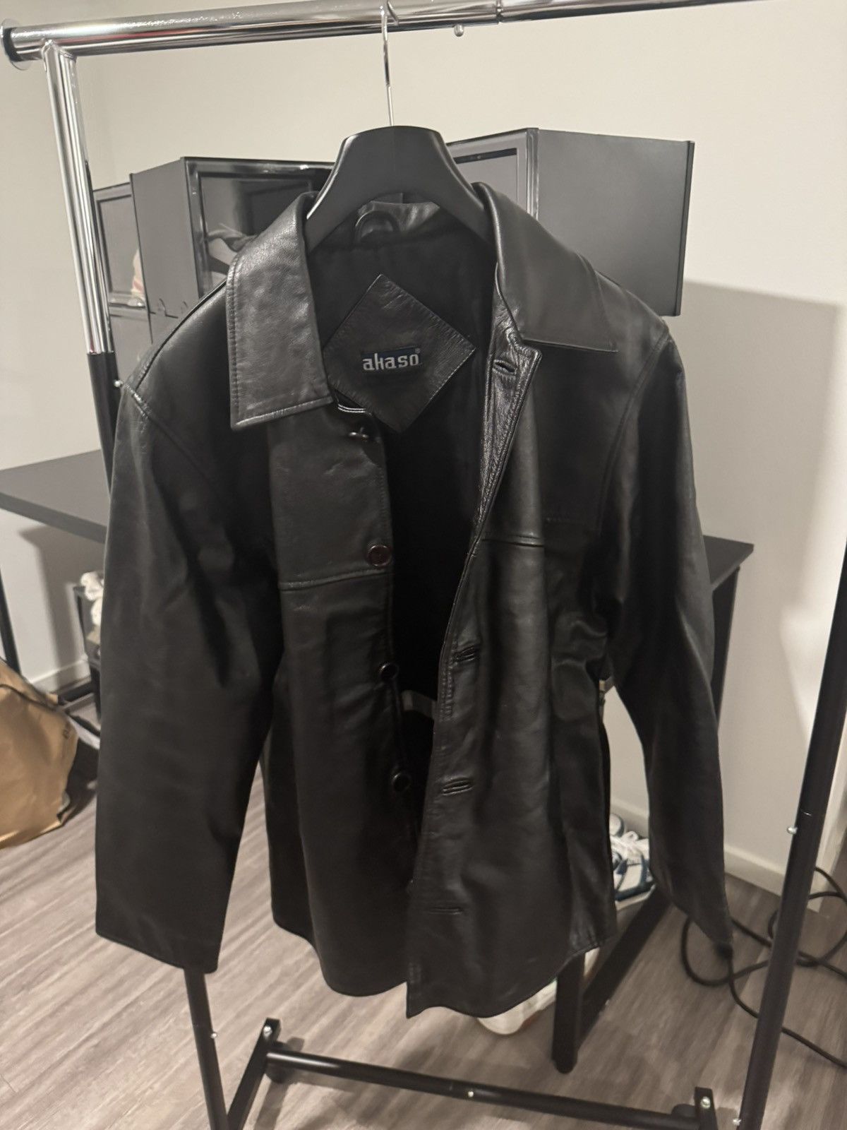 Other Vintage leather jacket Size US XL / EU 56 / 4 - 1 Thumbnail