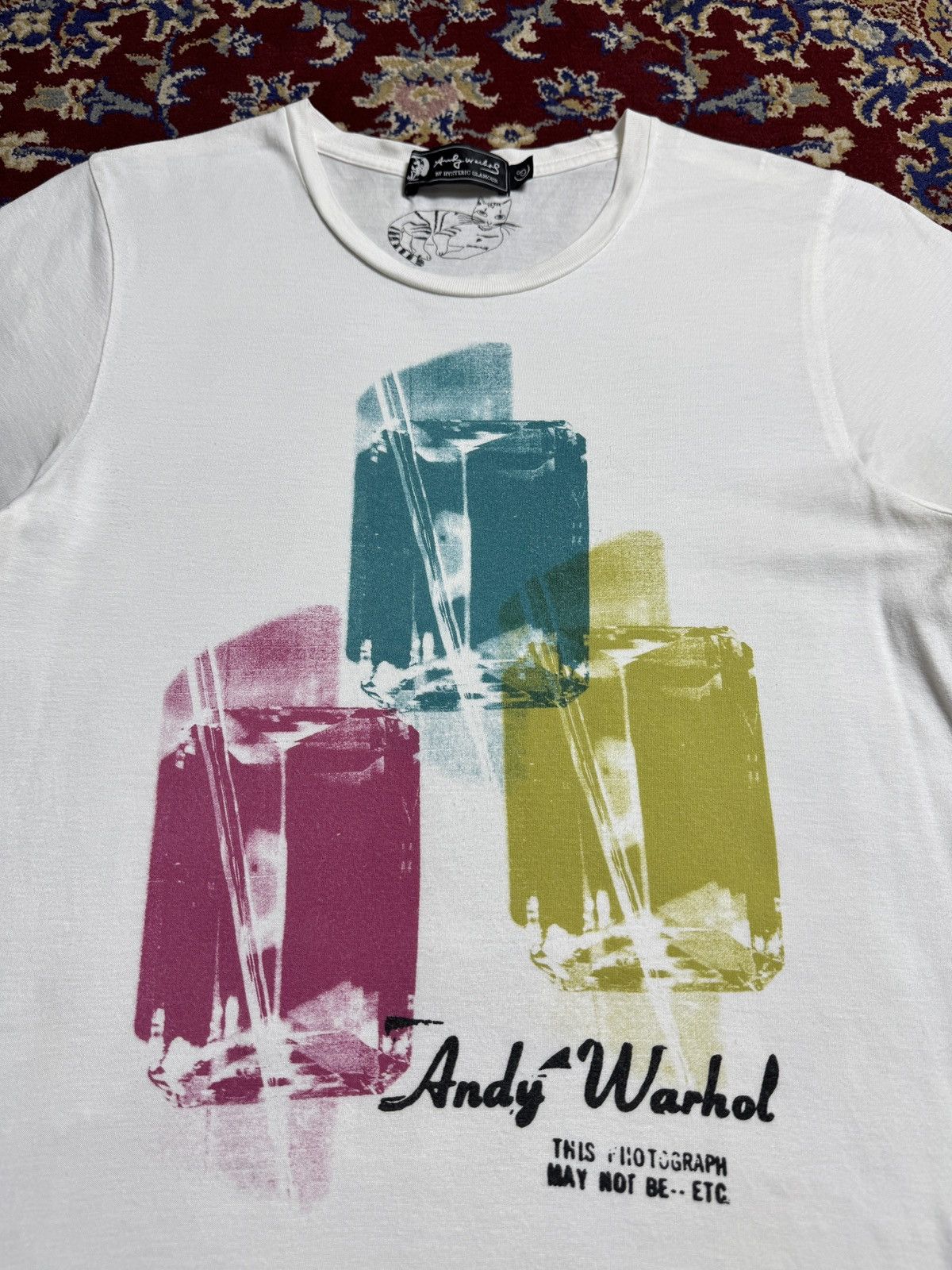 Hysteric Glamour Andy Warhol Perfume pop art style Y2k shirt