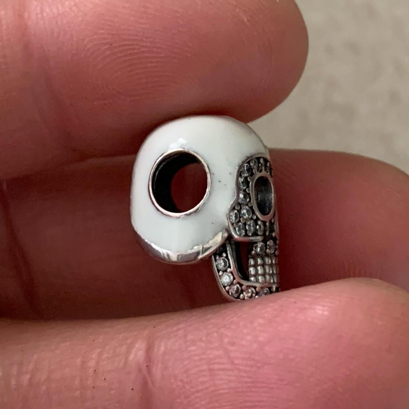 Other NWOT Diamond Skull Charm Sterling Silver 925 Size ONE SIZE - 3 Thumbnail
