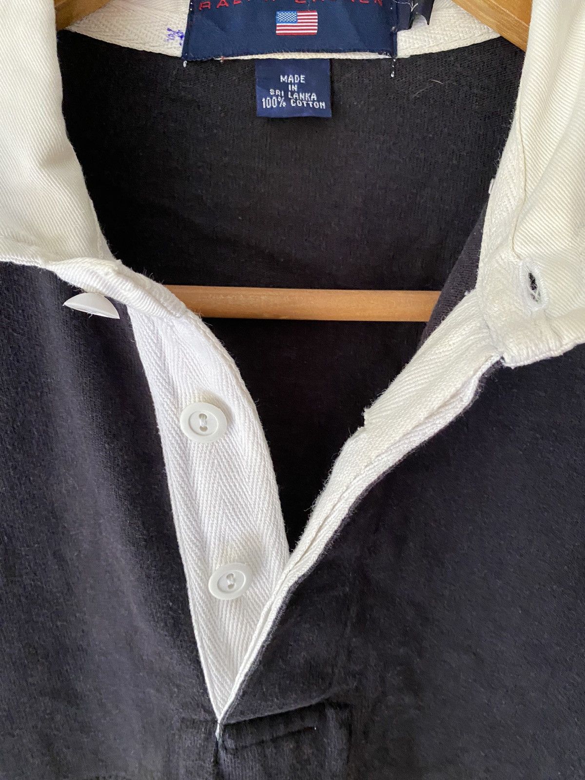 Polo Ralph Lauren 1990s Polo Sport embroidered logo rugby shirt Size US XL / EU 56 / 4 - 9 Thumbnail