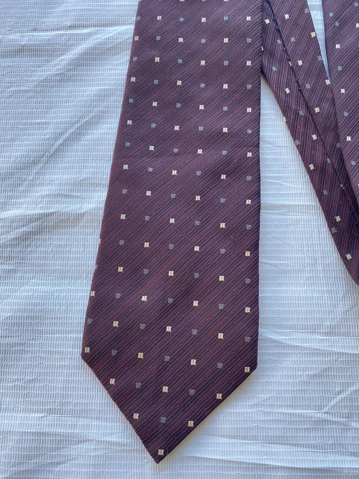 Issey Miyake × SikSilk 🔥 Vintage Issey Miyake Silk Neck Tie Size ONE SIZE - 5 Thumbnail