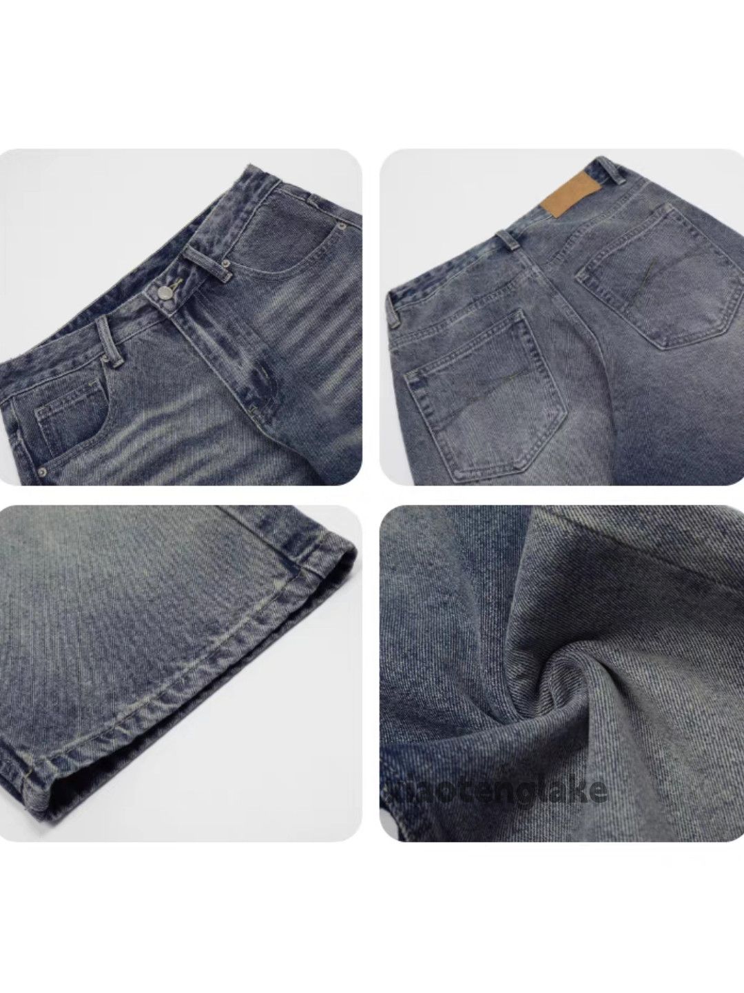 Jean × Vintage washed faded cleanfit yuppie loose baggy jeans Size US 32 / EU 48 - 8 Thumbnail
