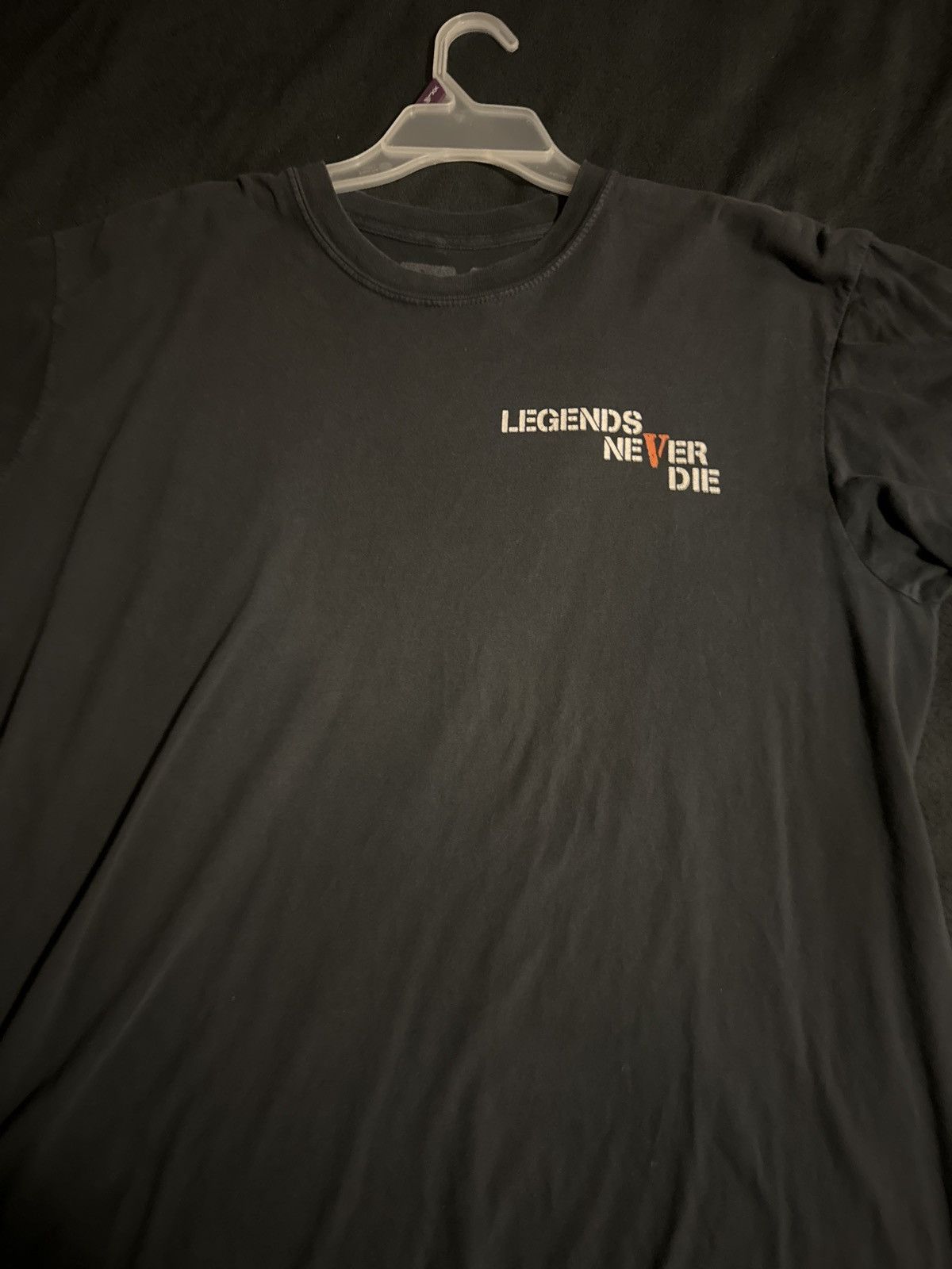 Vlone Juice wrld LND Black and orange vlone Size US XL / EU 56 / 4 - 1 Thumbnail