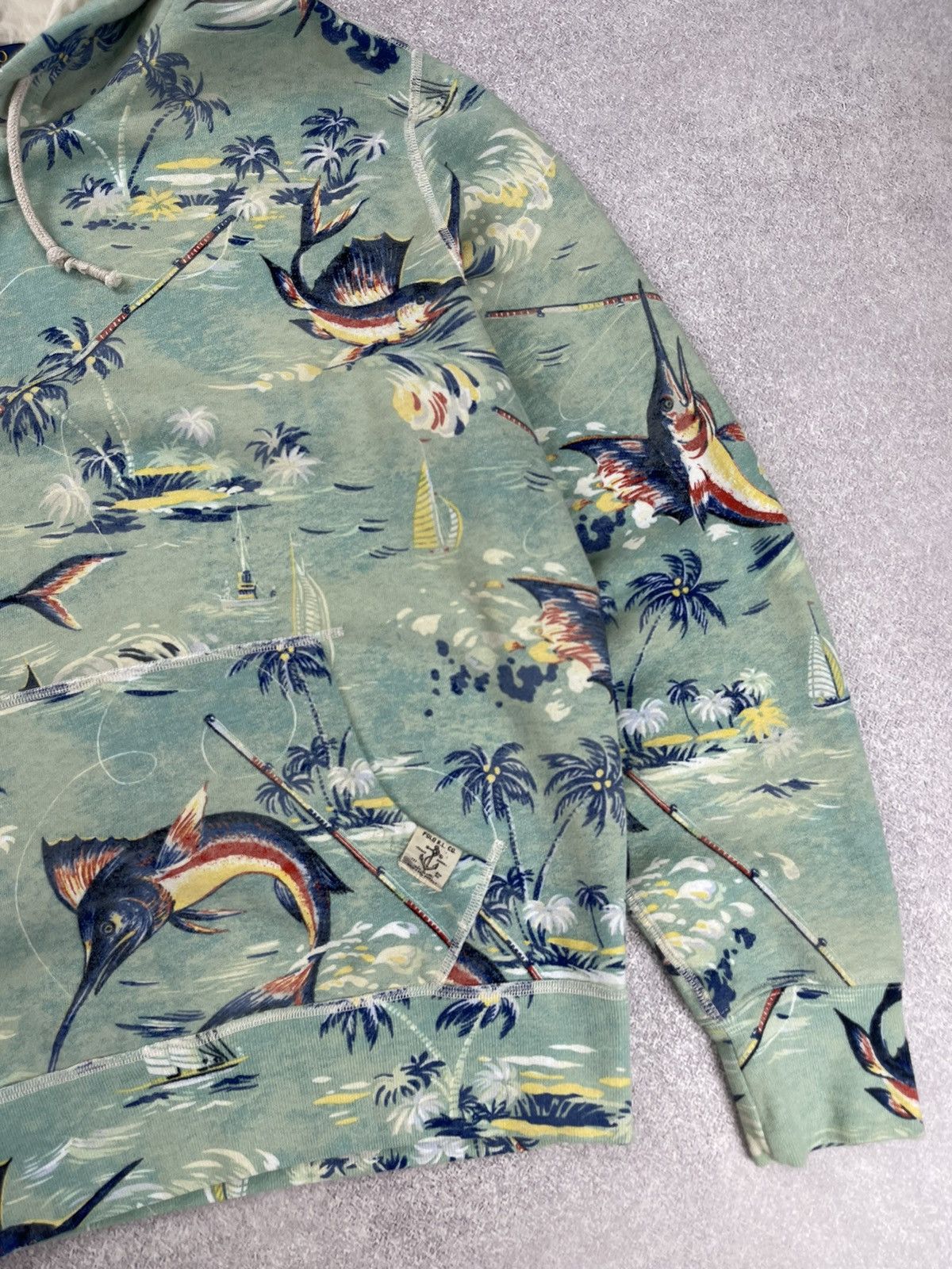 Polo Ralph Lauren Polo Ralph Lauren Hawaiian Marlin Hoodie Men’s Size M Size US M / EU 48-50 / 2 - 2 Thumbnail