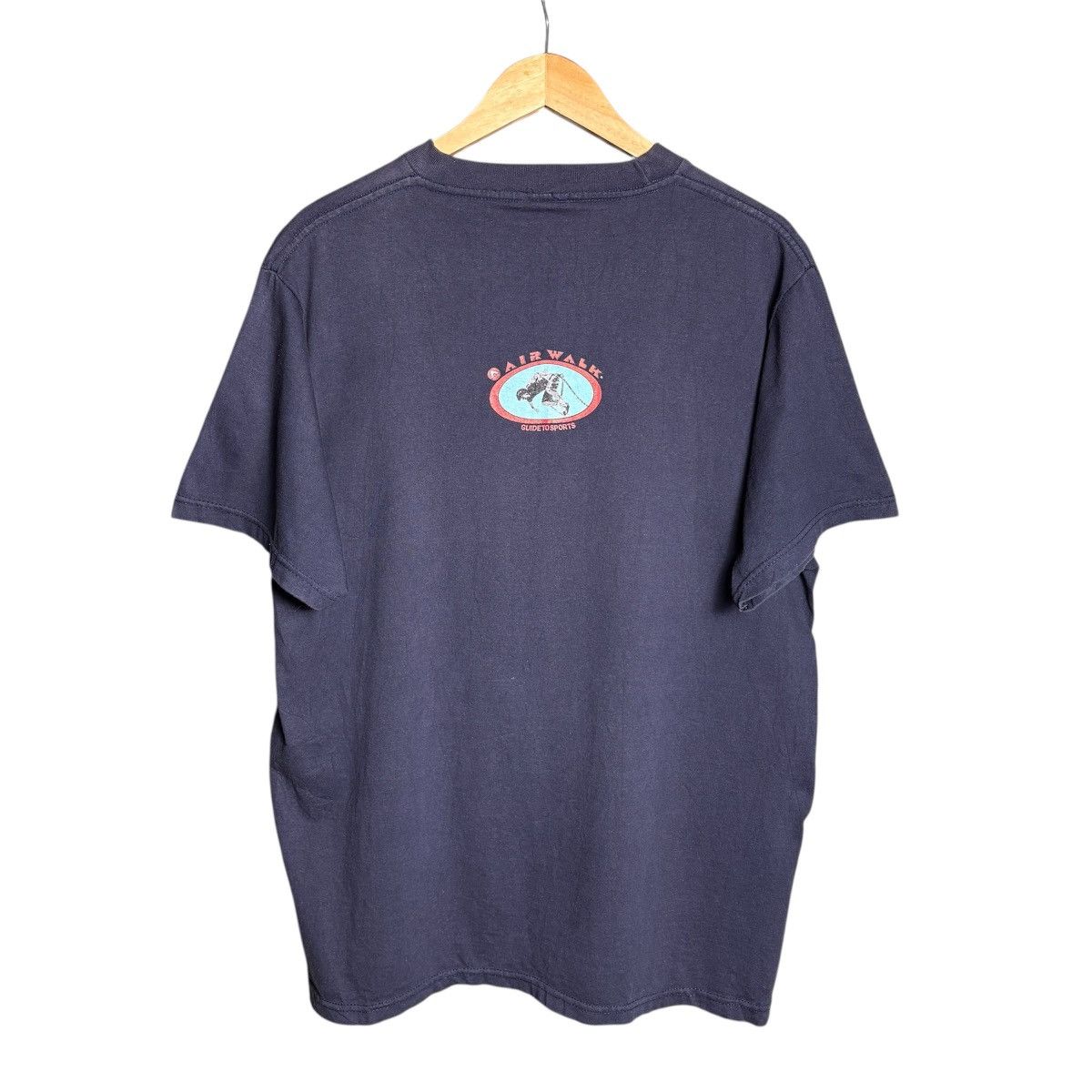 Airwalk × Vintage Vintage 90s Airwalk Shoes Graphic T-Shirt / Skateboards Size US XL / EU 56 / 4 - 2 Thumbnail