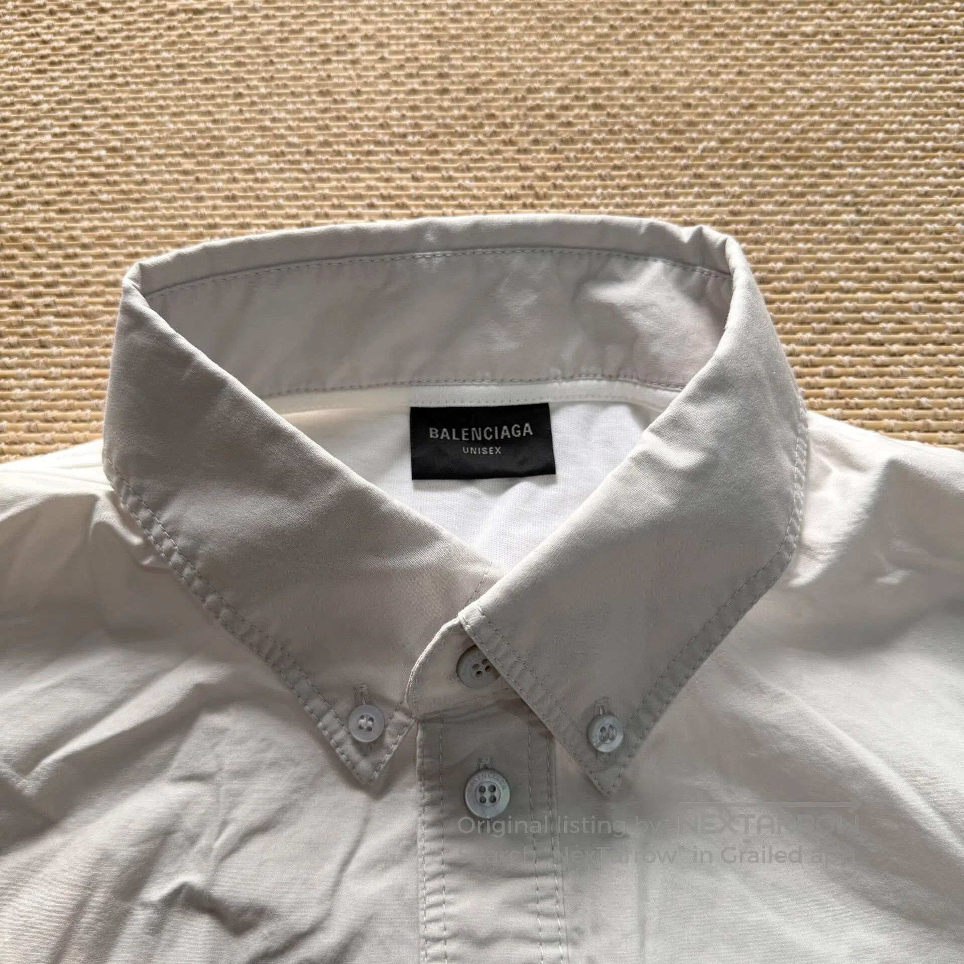 Balenciaga Balenciaga Two-tone Long Sleeve Shirt. Size US M / EU 48-50 / 2 - 3 Thumbnail
