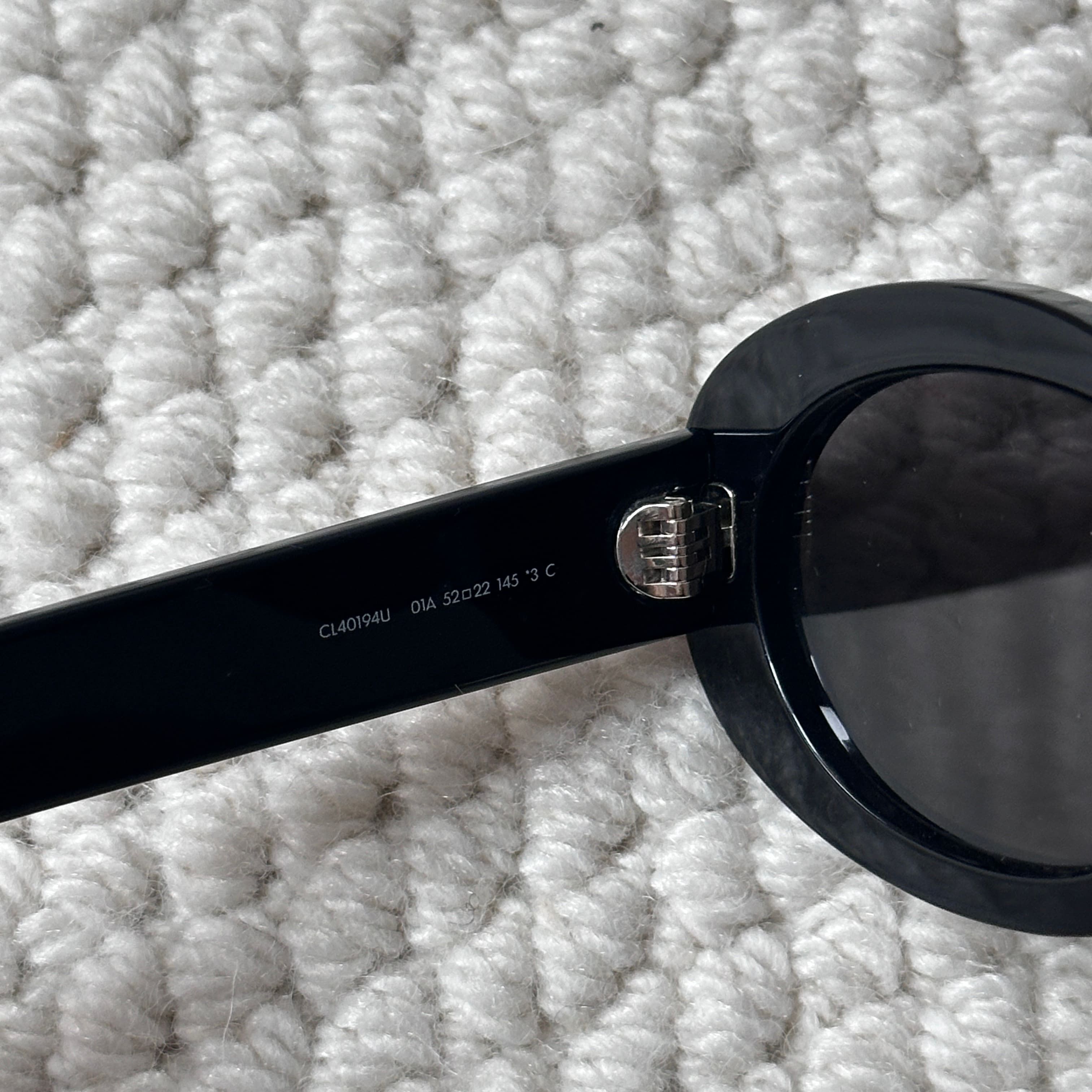 Celine Celine Oval Sunglasses 'Black' CL40194U-01A Size ONE SIZE - 3 Thumbnail