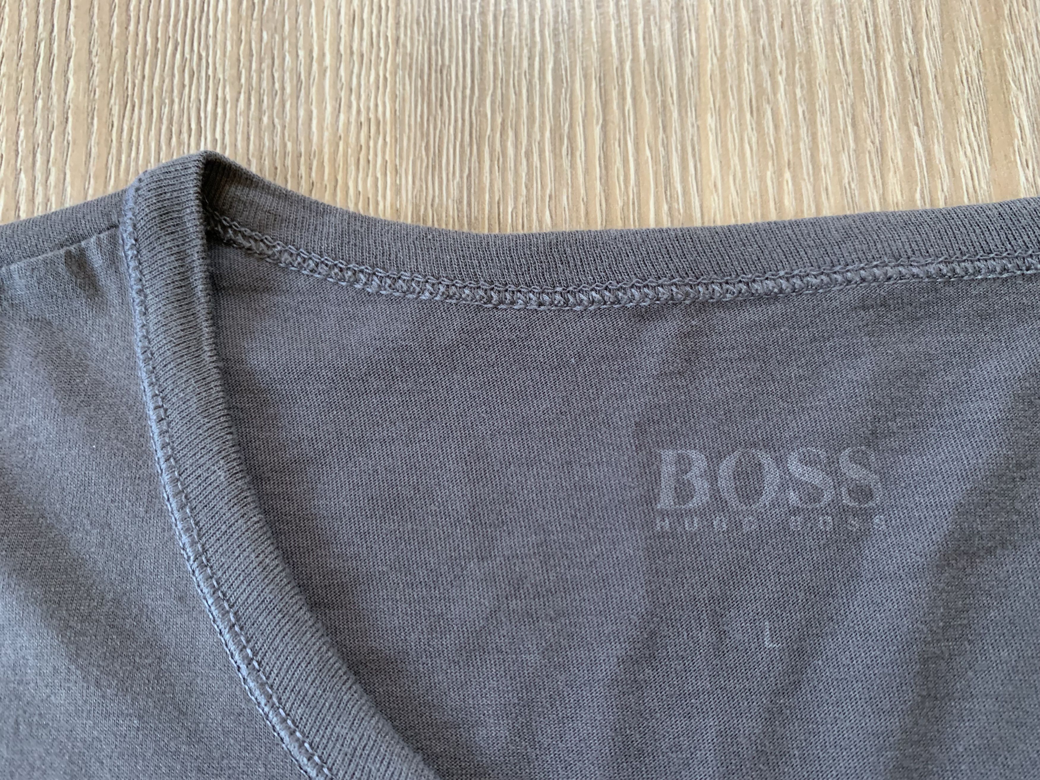 Hugo Boss Mens Hugo Boss Basic Grey T Shirt Size US L / EU 52-54 / 3 - 6 Thumbnail
