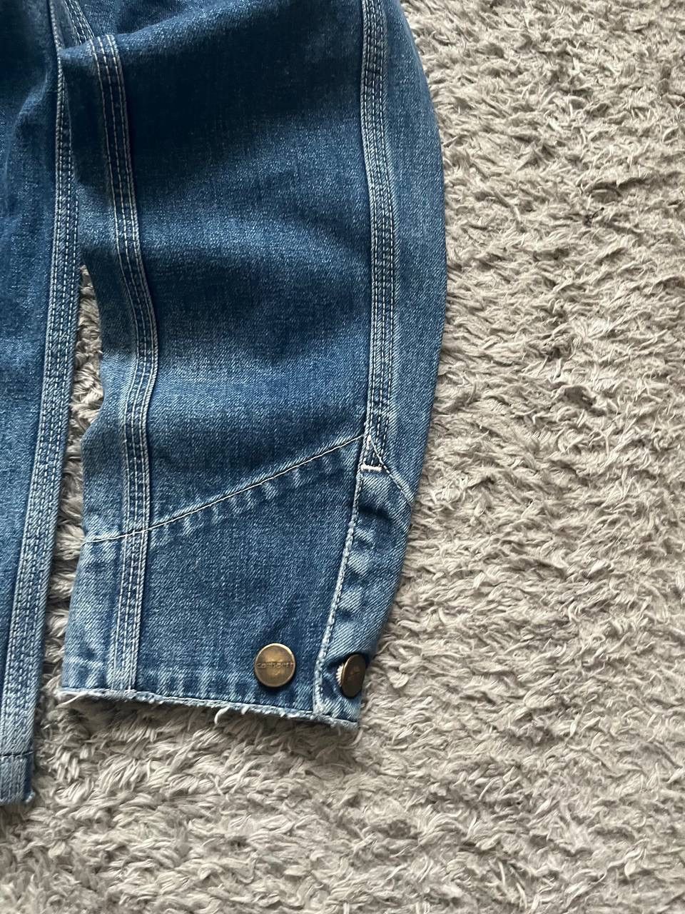 Carhartt × Vintage Carhartt Jeans Light Jacket Streetwear Vintage Logo Rare Size US S / EU 44-46 / 1 - 11 Thumbnail