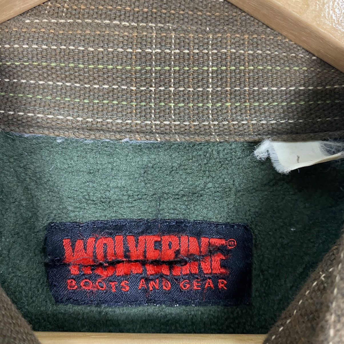Japanese Brand WOLVERINE BOOTS AND GEAR TARTAN JACKET Size US L / EU 52-54 / 3 - 12 Thumbnail