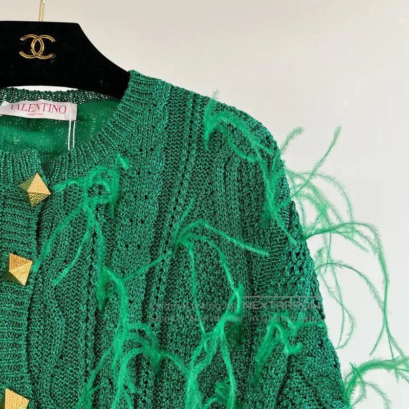Valentino Valentino Green Long Sleeve Pullover Sweater . Size S / US 4 / IT 40 - 3 Thumbnail