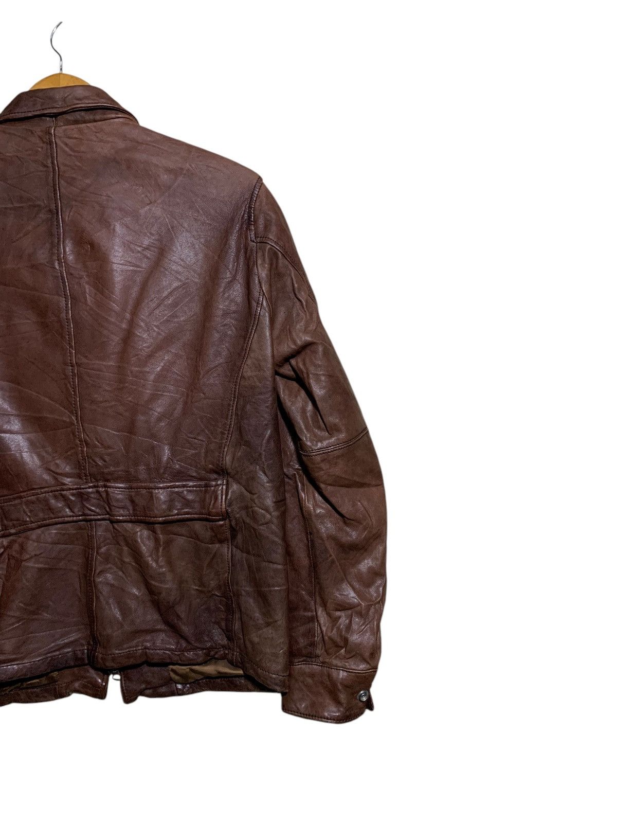 BEAUTY&YOUTH × United Arrows 🔥UTD ARROW SHEEPSKIN LEATHER BIKER JACKETS Size US M / EU 48-50 / 2 - 6 Thumbnail