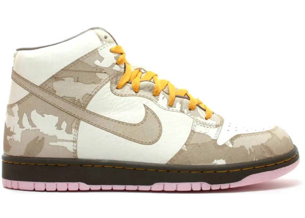 Nike Nike Dunk High 1 Piece White Khaki Pink Ice 280 Size US 10 / EU 43 - 8 Thumbnail