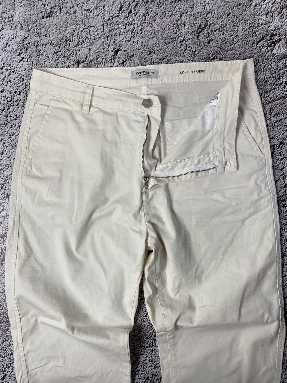 Carhartt Vintage Y2K Carhartt cream boyfriend pants streetwear 00s 30 Size 30" / US 8 / IT 44 - 2 Thumbnail