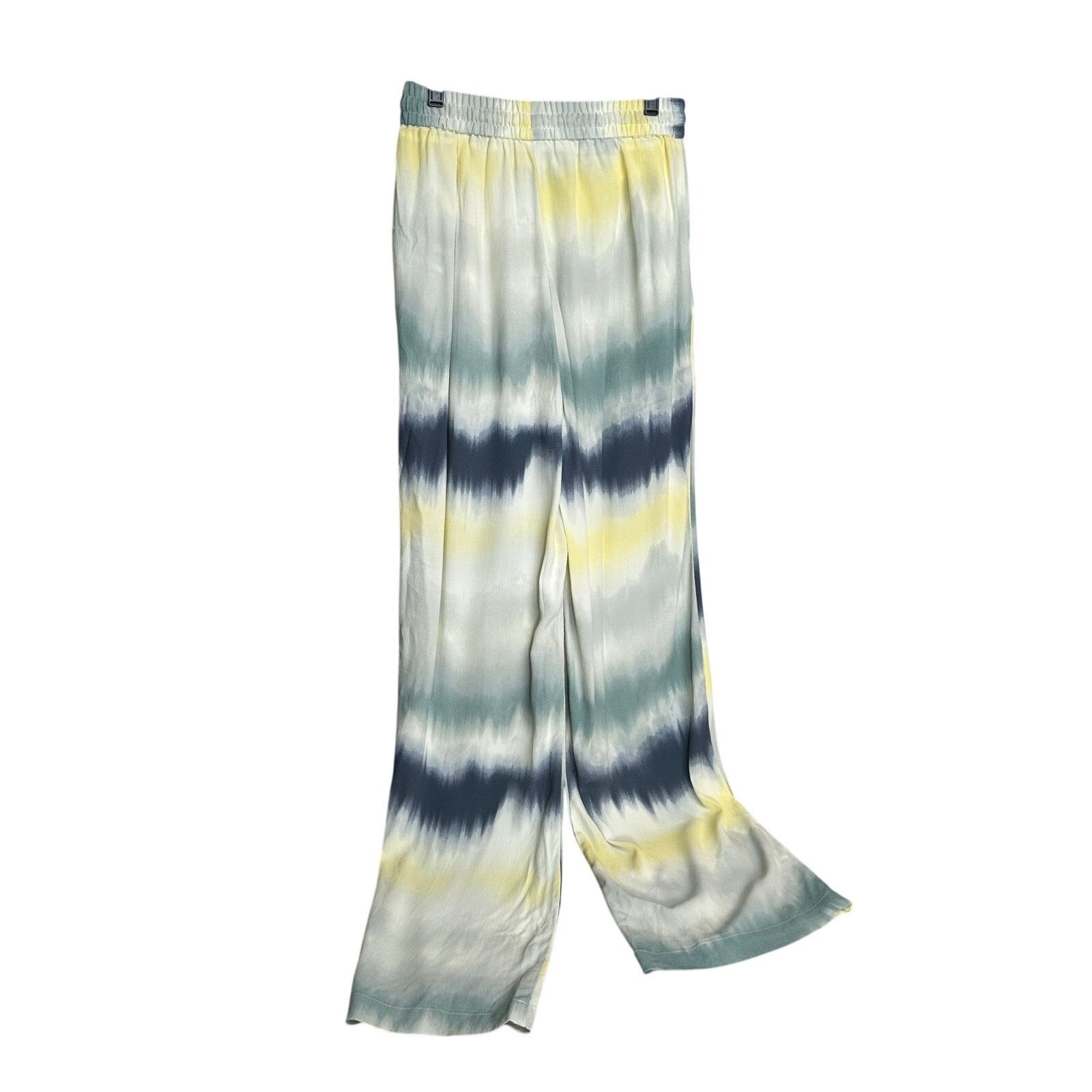 Zara Zara Gradient Silk Drawstring Multicolor Pant - Size S Size 26" / US 2 / IT 38 - 2 Thumbnail