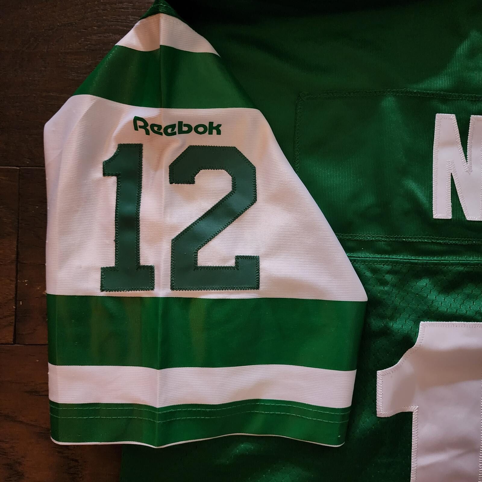 Reebok Reebok NFL Vintage Joe Namath New York Jets #12 Green XL NFL Size ONE SIZE - 7 Thumbnail