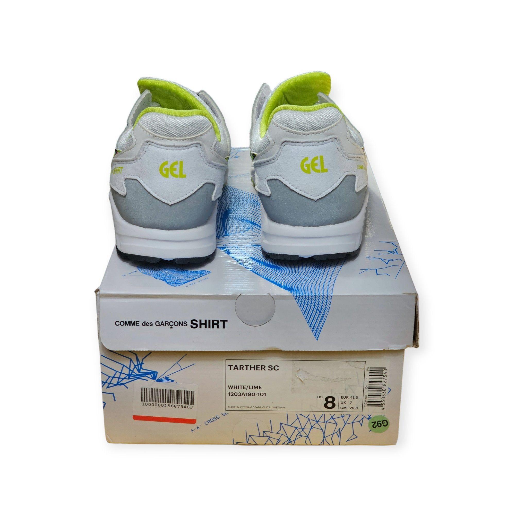Asics × Comme des Garcons Comme Des Garçons Shirt X Asics Tarther SC Sneakers White Li Size US 8 / EU 41 - 3 Thumbnail