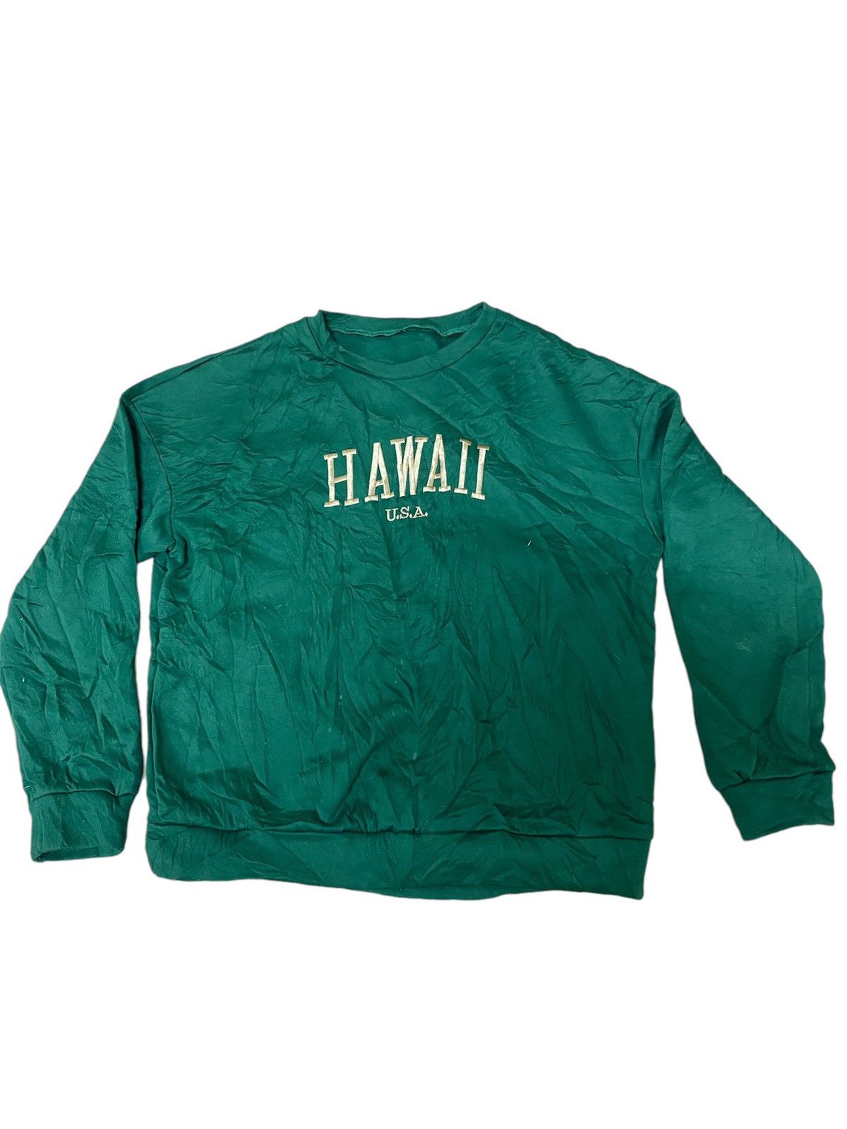 Vintage Vintage Hawaii 90's Embroidered Sweatshirt Size US L / EU 52-54 / 3 - 1 Thumbnail