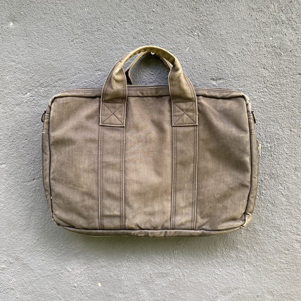 Porter Thrashed Faded Vintage Porter WORKERS ERD GRUNGE BAG Size ONE SIZE - 8 Thumbnail
