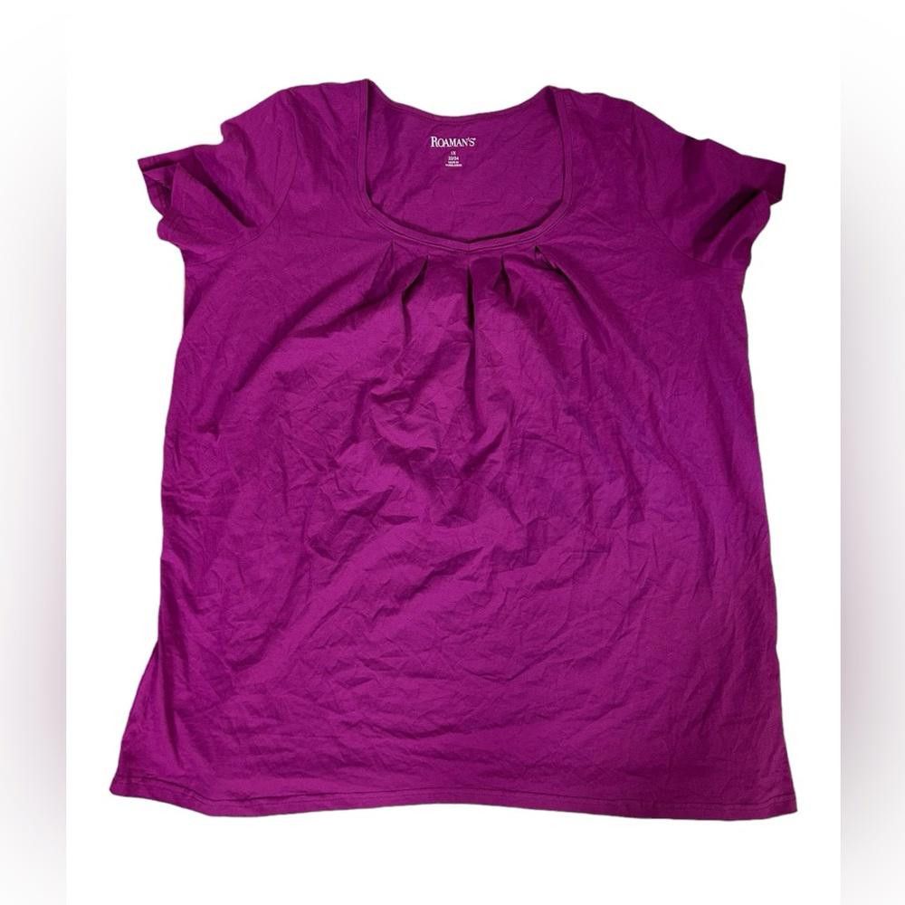 Designer Roaman’s l Bundle of 3 Polos/Tops 1X Size XL / US 12-14 / IT 48-50 - 5 Thumbnail