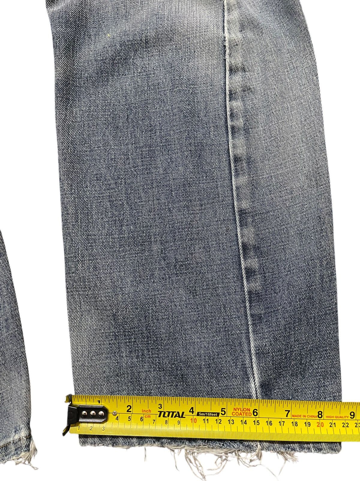 Edwin Vintage Edwin E-Function Blue Faded Wash Clawmark Loose Fits Size US 30 / EU 46 - 18 Thumbnail