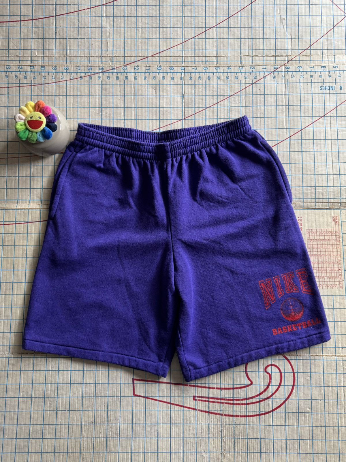 Vintage Nike Basketball Sweat Shorts Purple 80-90’s