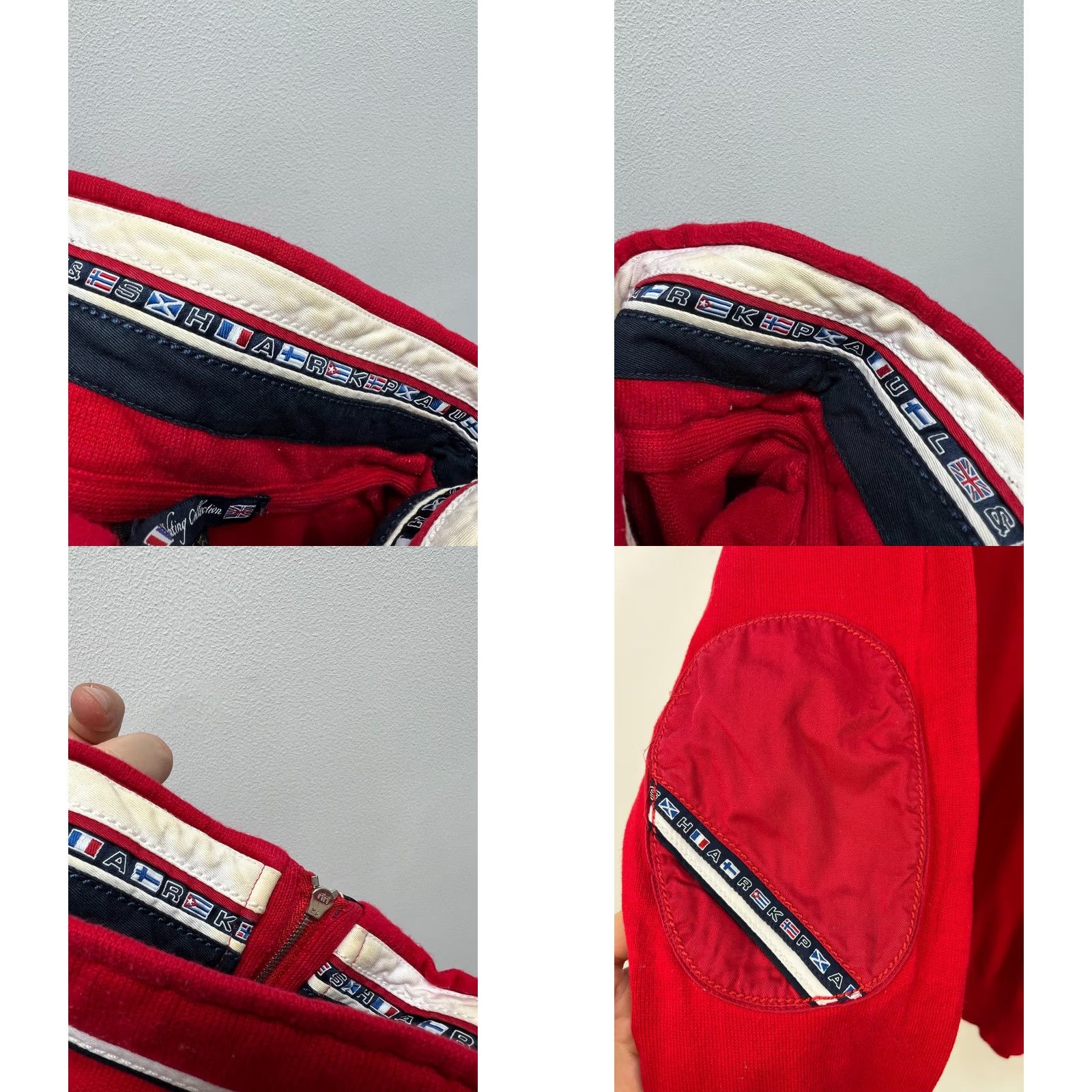 Paul & Shark Paul & Shark Yachting Club Red Half Zip Sweater Jumper 100% Cotton Size M Size US M / EU 48-50 / 2 - 8 Thumbnail