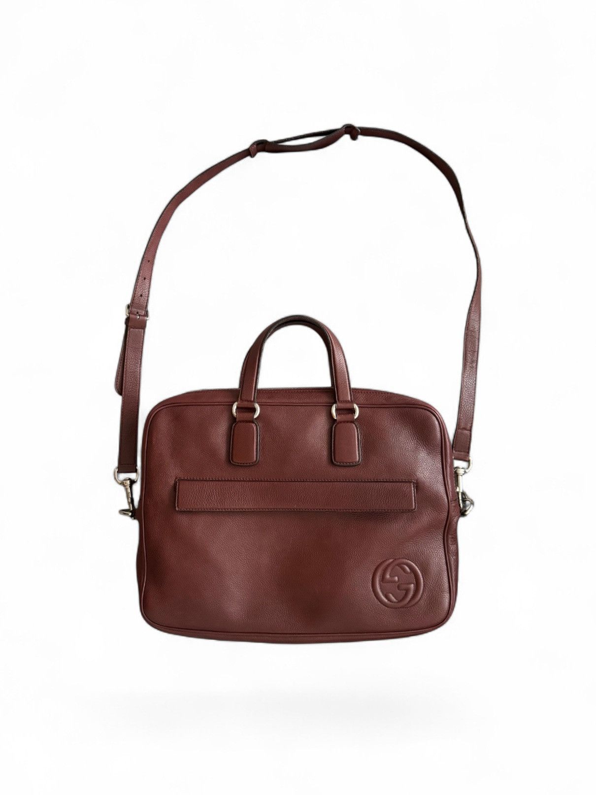 Gucci Gucci Soho Interlocking Bussines Brifcase leather bag Size ONE SIZE - 1 Thumbnail