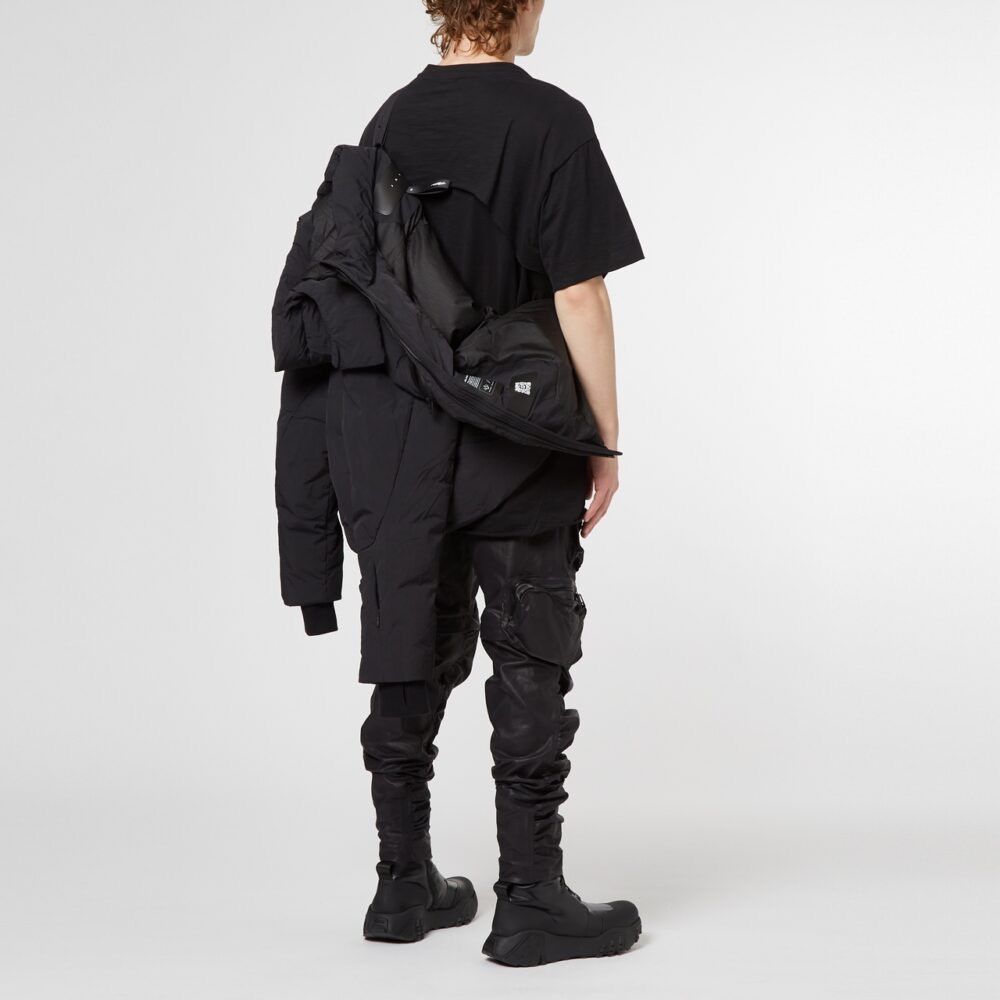 Other JG1 Black Detachable Hood Double Zip Puffer Down Jacket Sz L Size US L / EU 52-54 / 3 - 10 Thumbnail