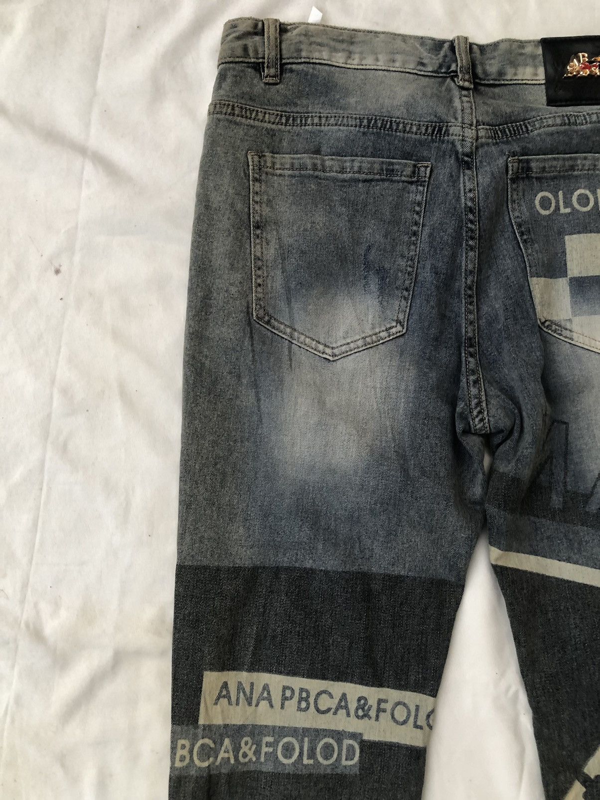 Hysteric Glamour Japanese Poem Artwork Denim Jeans Size US 32 / EU 48 - 8 Thumbnail