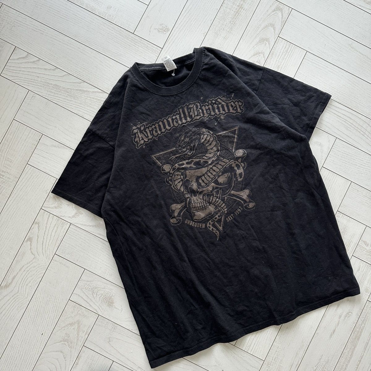 Band Tees Vintage 00s Krawall Bruder tee metal core hard rock band y2k Size US XL / EU 56 / 4 - 3 Thumbnail