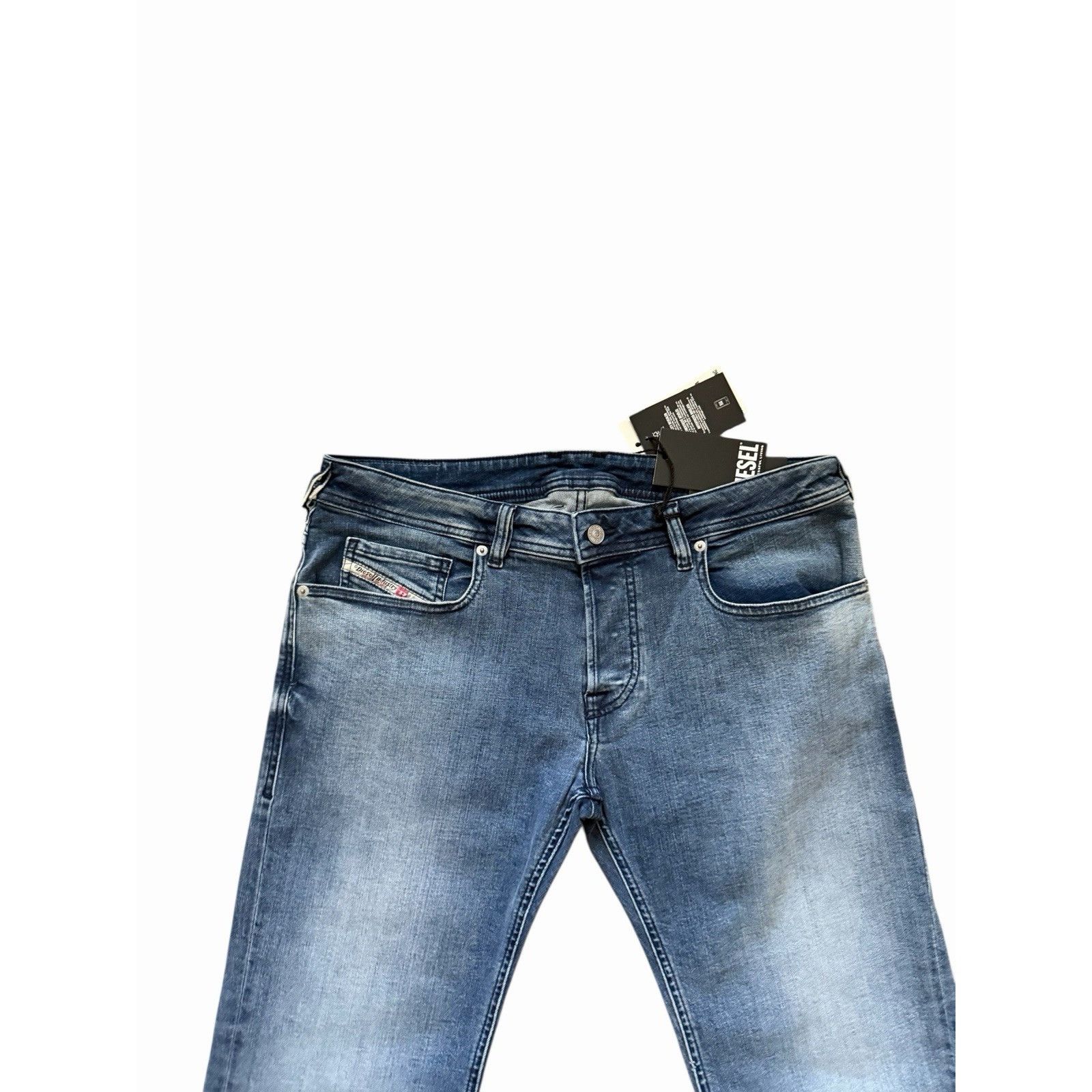 Diesel Diesel Mens Zatiny Slim Bootcut Jeans RE021 Blue Size 36/32 Size US 36 / EU 52 - 2 Thumbnail