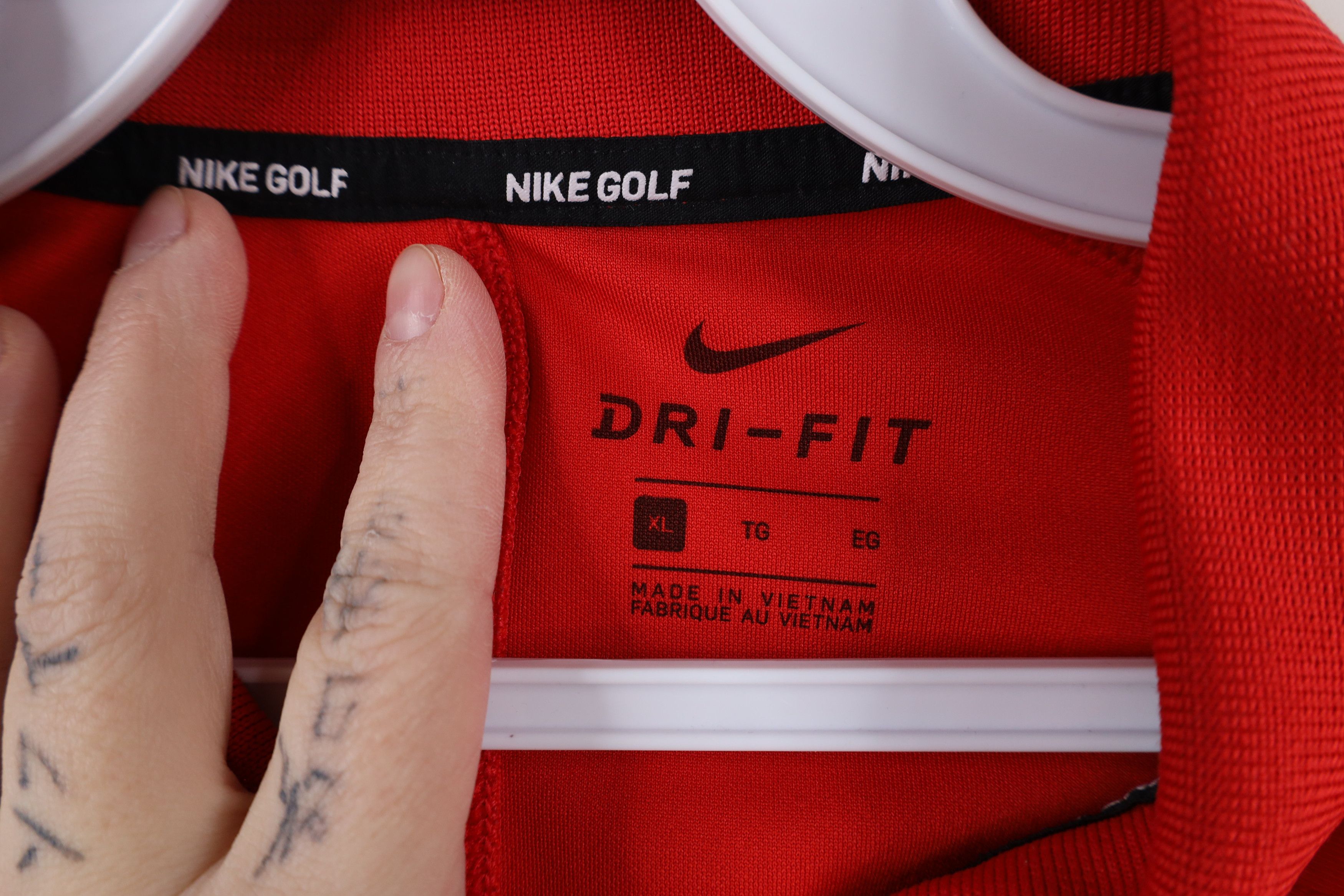 Nike × Vintage Nike Golf University of Houston Short Sleeve Collared Shirt Size US XL / EU 56 / 4 - 11 Thumbnail