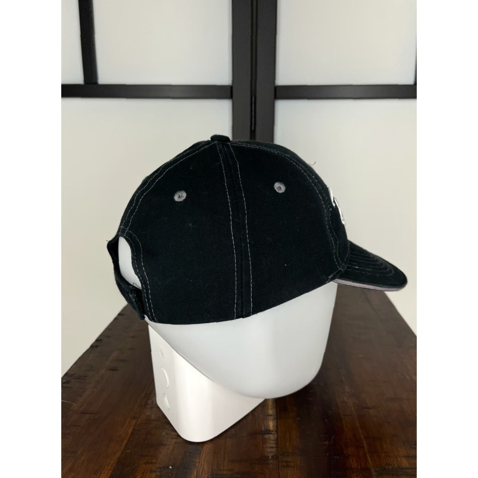 Disney Disney Hat Cap Strap Back One Size Black Adult Embroidered Logo 100% Cotton Baseball Cap Unisex Size ONE SIZE - 7 Thumbnail