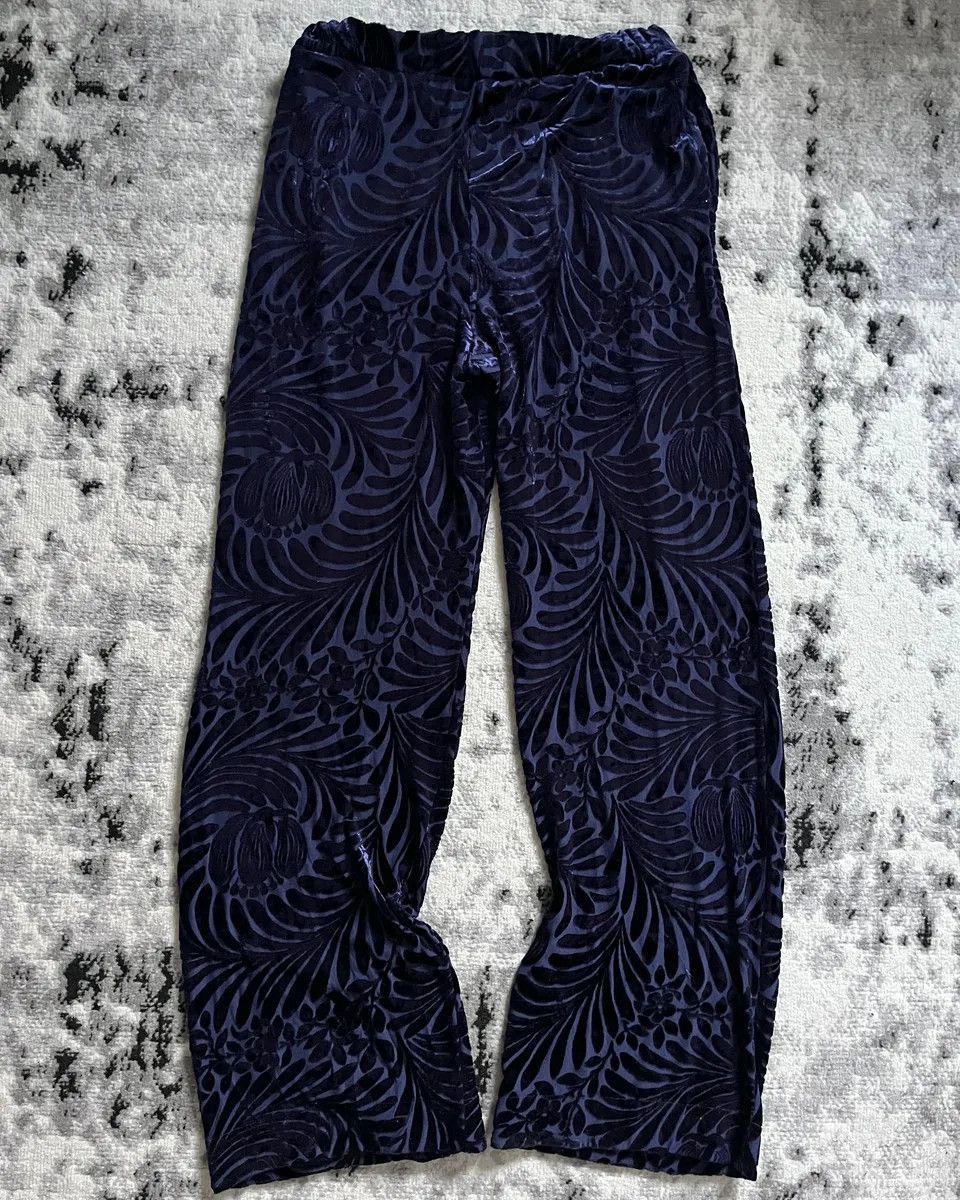 Designer × Jil Sander × Vintage AW2022 Jil Sander Velvet Trouser Marine Size 28" / US 6 / IT 42 - 2 Thumbnail