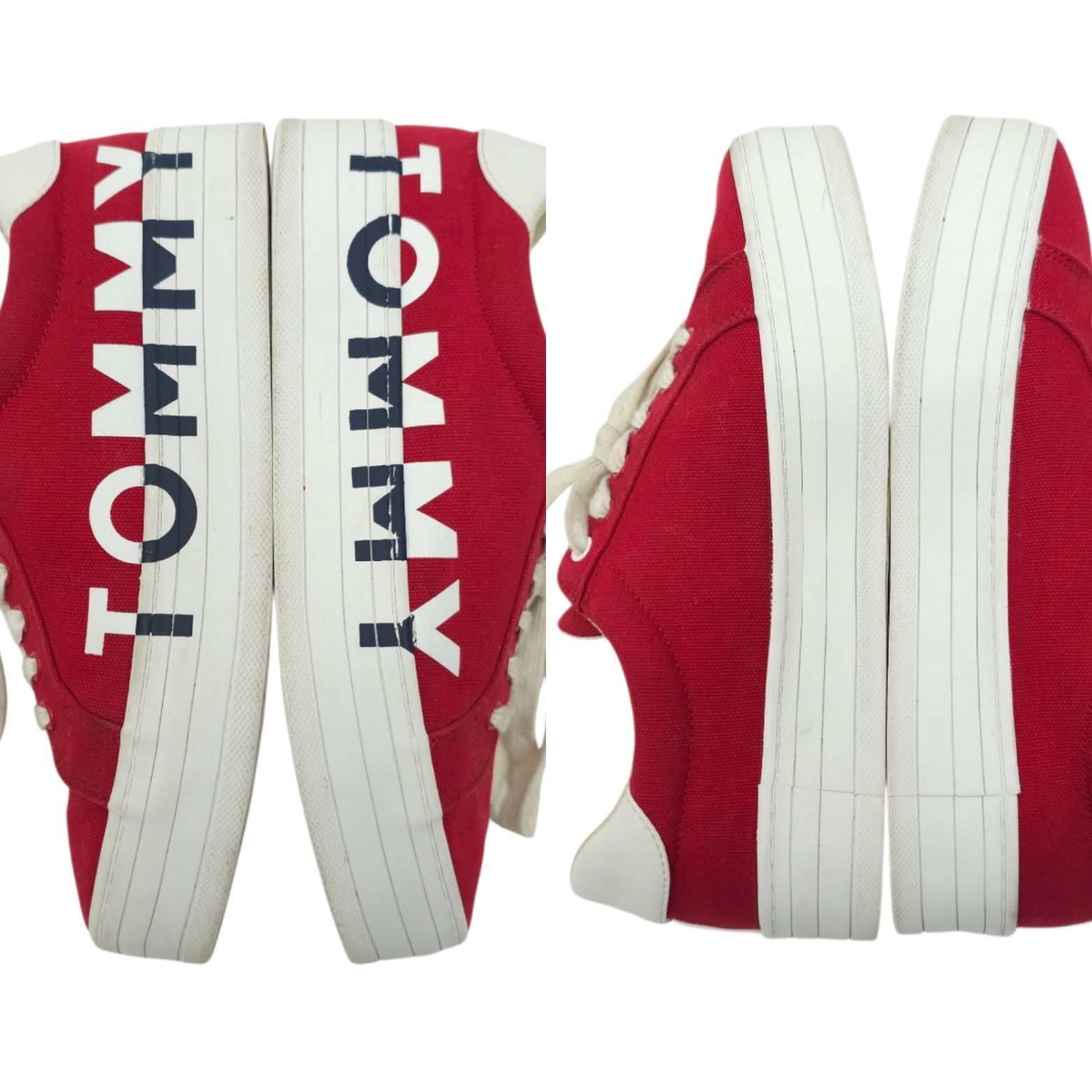 Tommy Hilfiger Tommy Hilfiger Platform Sneakers 8 M Canvas Chunky Y2K Size US 8 / IT 38 - 5 Thumbnail