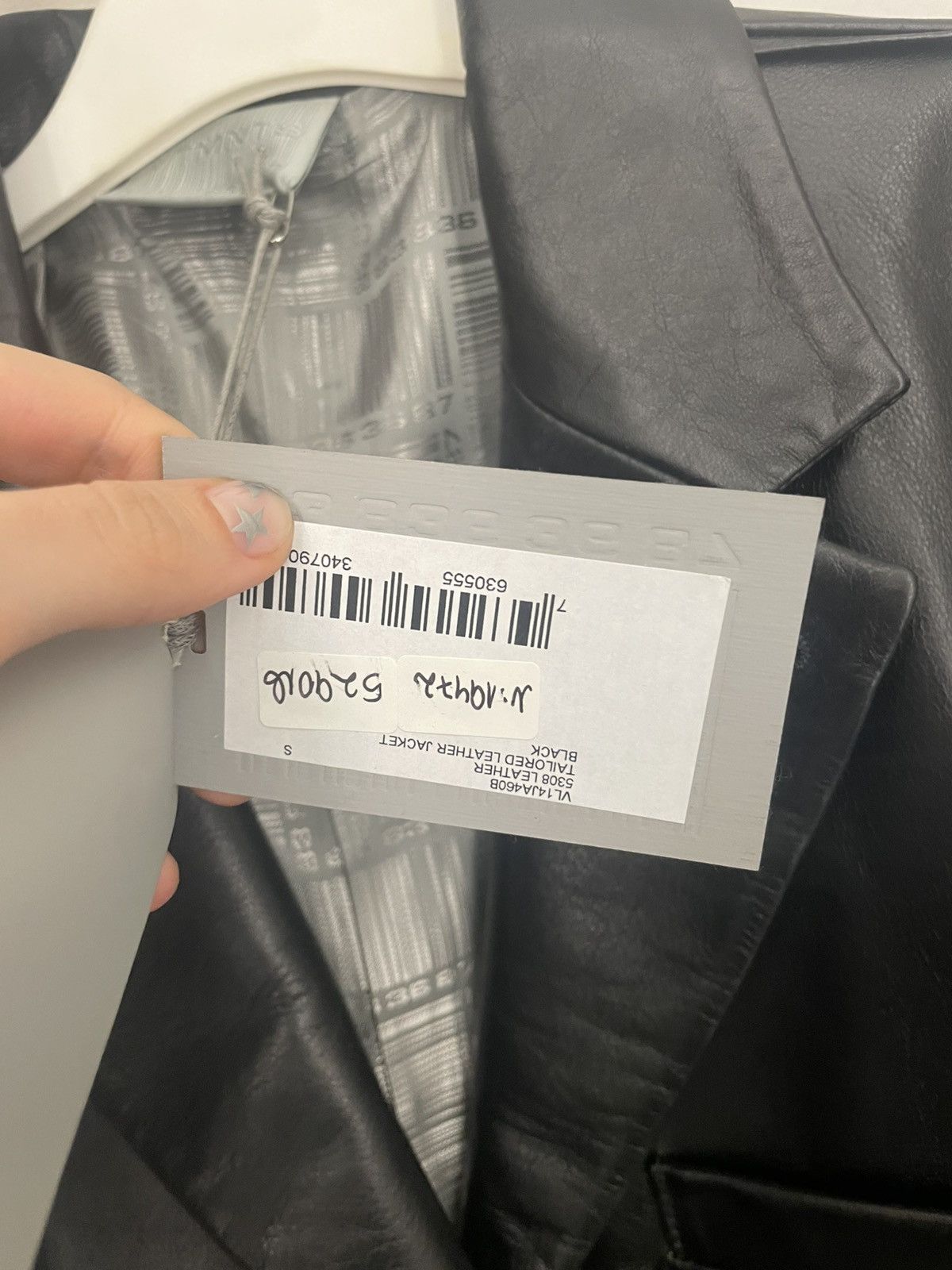 VTMNTS Oversized leather jacket Size S / US 4 / IT 40 - 3 Thumbnail