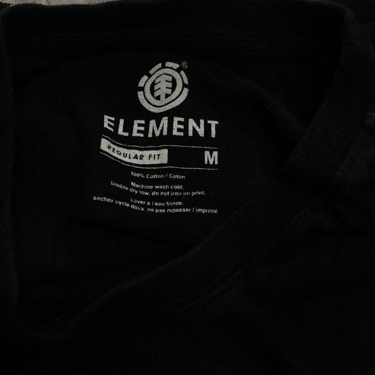 Element Element black cotton skateboarding tee Size US M / EU 48-50 / 2 - 3 Thumbnail