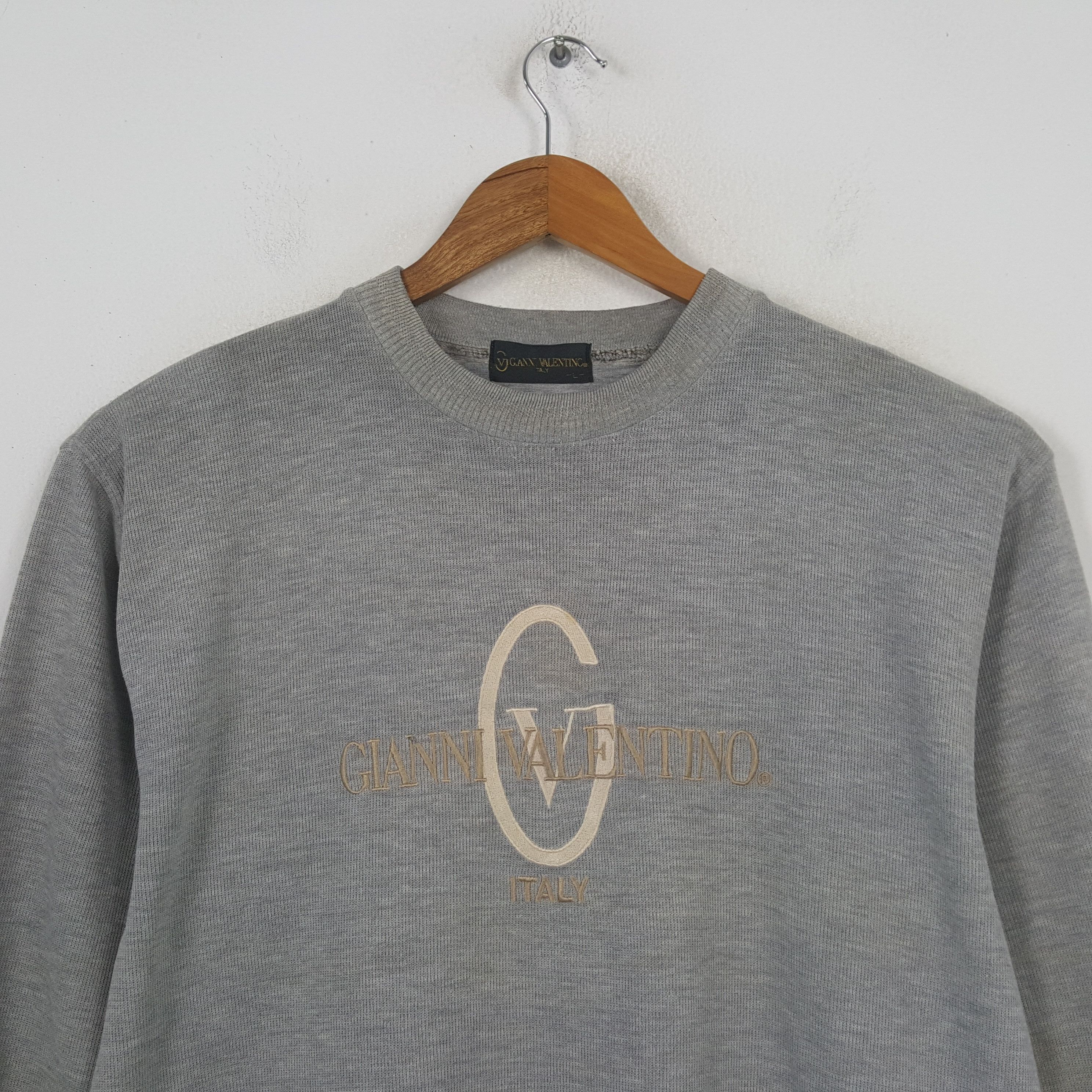 Gianni Valentino Vintage Gianni Valentino Italy Fashion Brand Sweatshirt RR5 Size US L / EU 52-54 / 3 - 2 Thumbnail