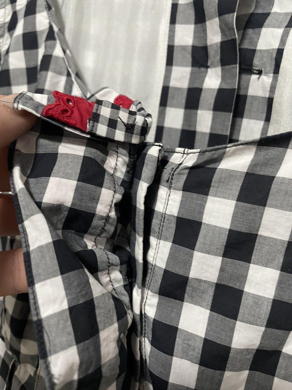 Prada Prada Pre-Fall 2013 Gingham Off-Shoulder Dress Campaign Size S / US 4 / IT 40 - 11 Thumbnail