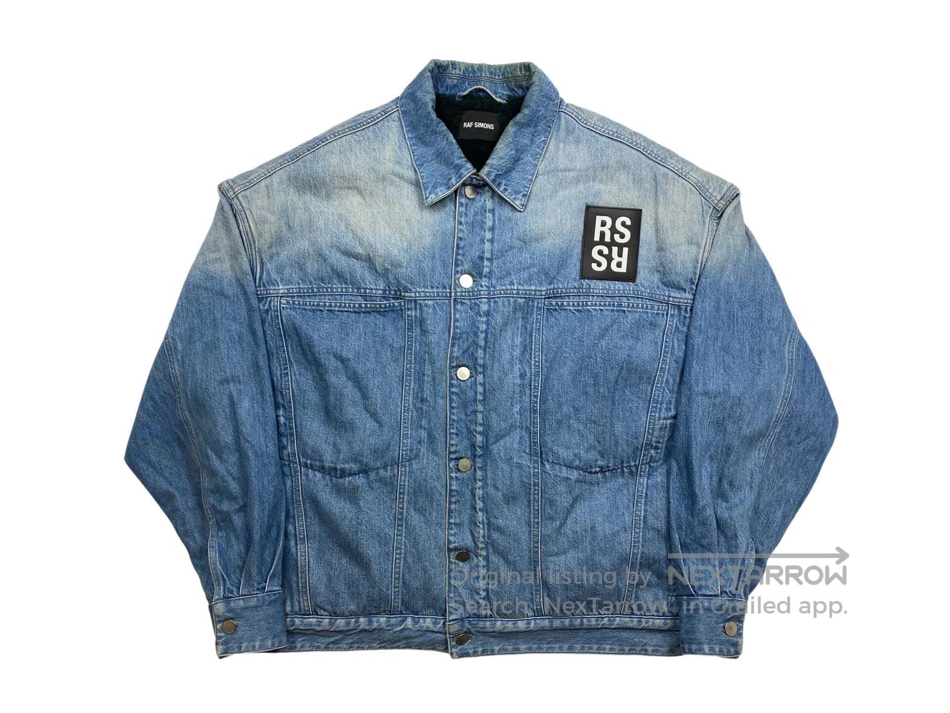 Raf Simons Raf Simons Faux Fur Lined Denim Jacket Size US S / EU 44-46 / 1 - 1 Thumbnail
