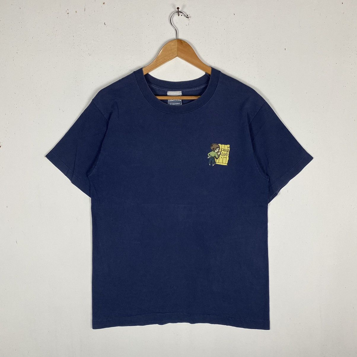 Freshjive Vintage 90's FRESHJIVE Rules Graphic Faded Skate Tee Size US M / EU 48-50 / 2 - 4 Thumbnail