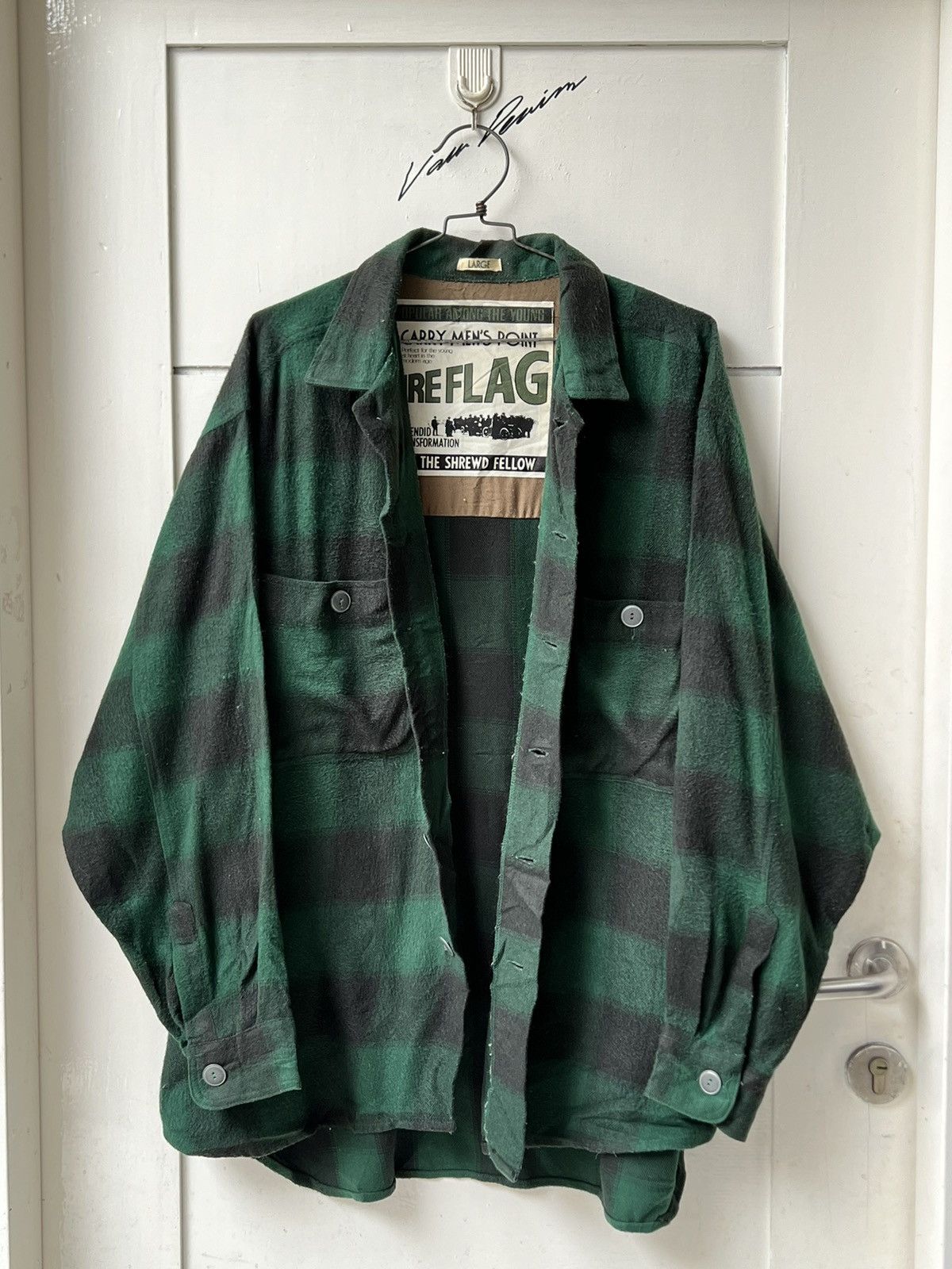 Other FIRE FLAG Flanel Shirt outer Size US L / EU 52-54 / 3 - 6 Thumbnail