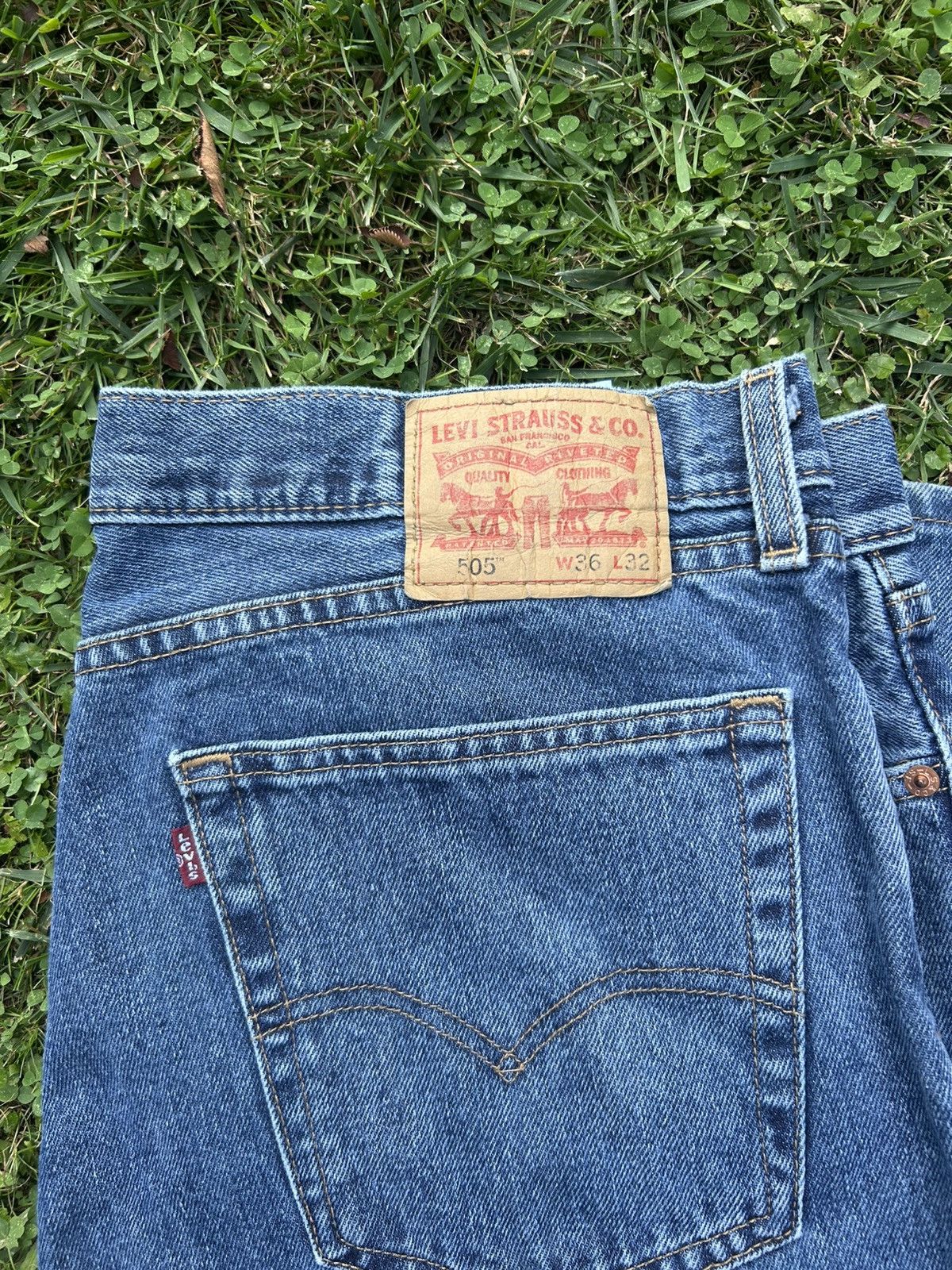 Levi's Vintage Levi’s 505 Jeans Size US 36 / EU 52 - 6 Thumbnail