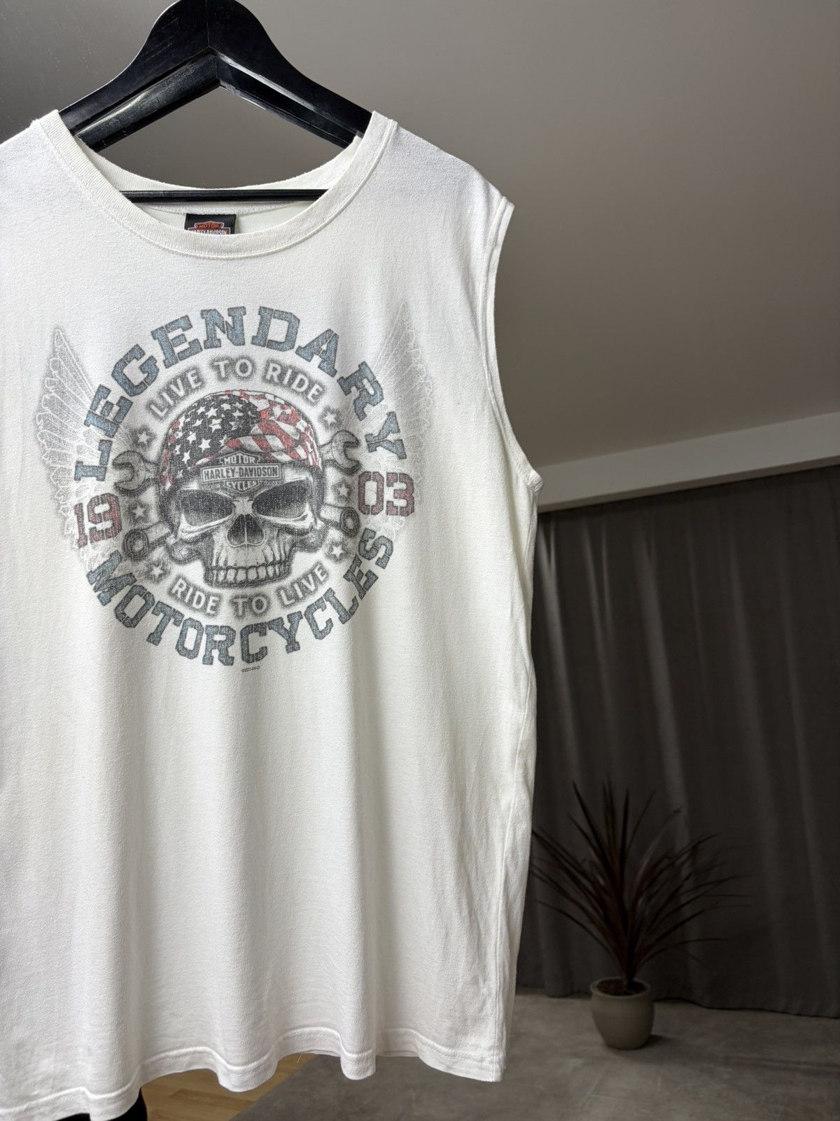 Harley Davidson Harley-Davidson Long Sleeve Tee Biker Graphic 90s–Y2K Moto Size US L / EU 52-54 / 3 - 6 Thumbnail