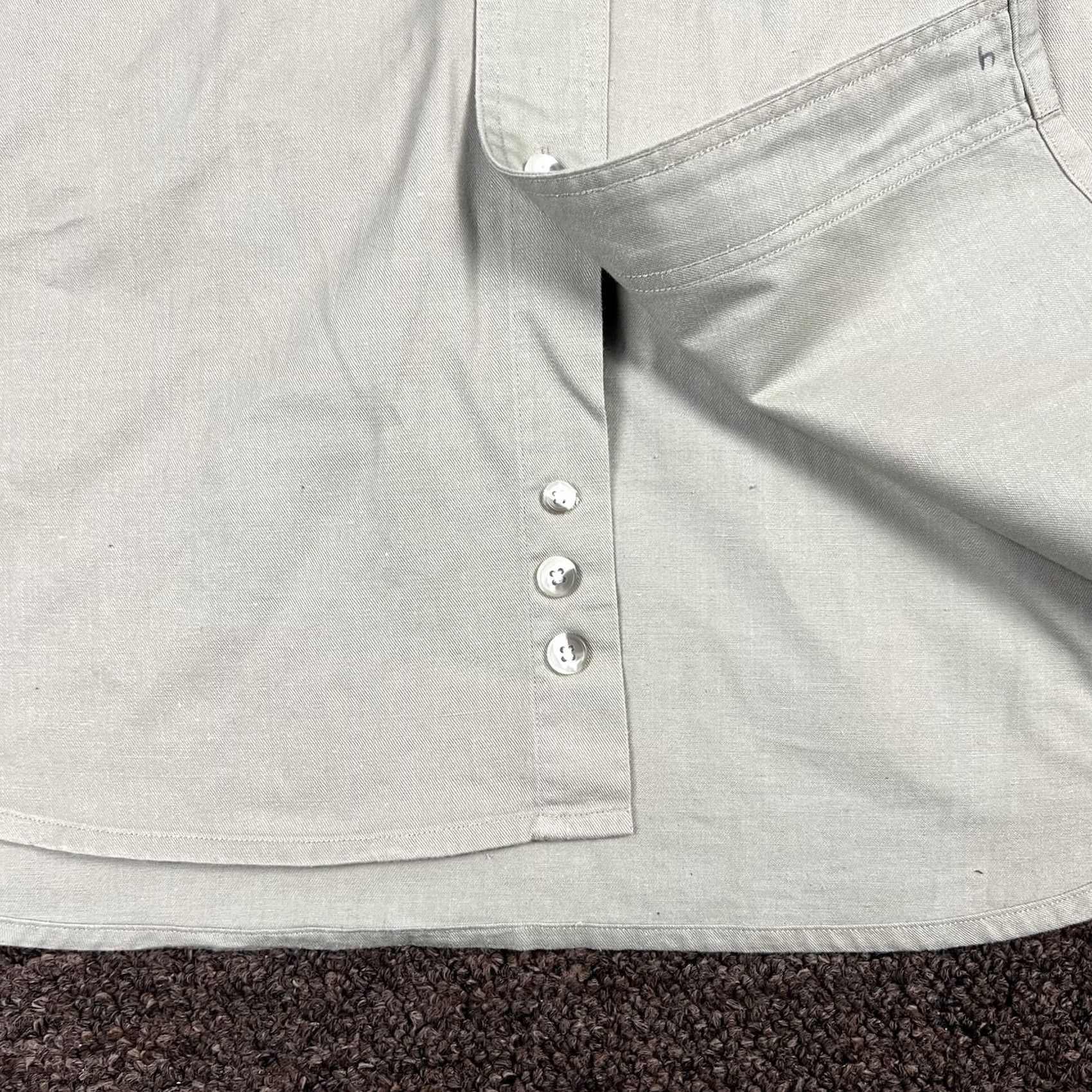 Eddie Bauer VINTAGE Eddie Bauer Shirt Rufton Twill Button Up Mens Large Cotton Tan Hiking 90s Retro Outdoors Mens Size US L / EU 52-54 / 3 - 5 Thumbnail