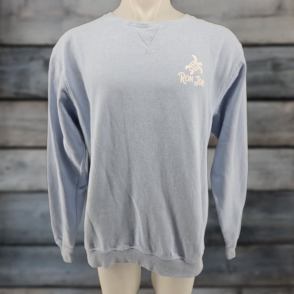 Ron Jon Surf Shop VINTAGE Ron Jon Surf Shop Crewneck Sweatshirt Blue XL Pullover Mens Shirt Size US XL / EU 56 / 4 - 1 Thumbnail