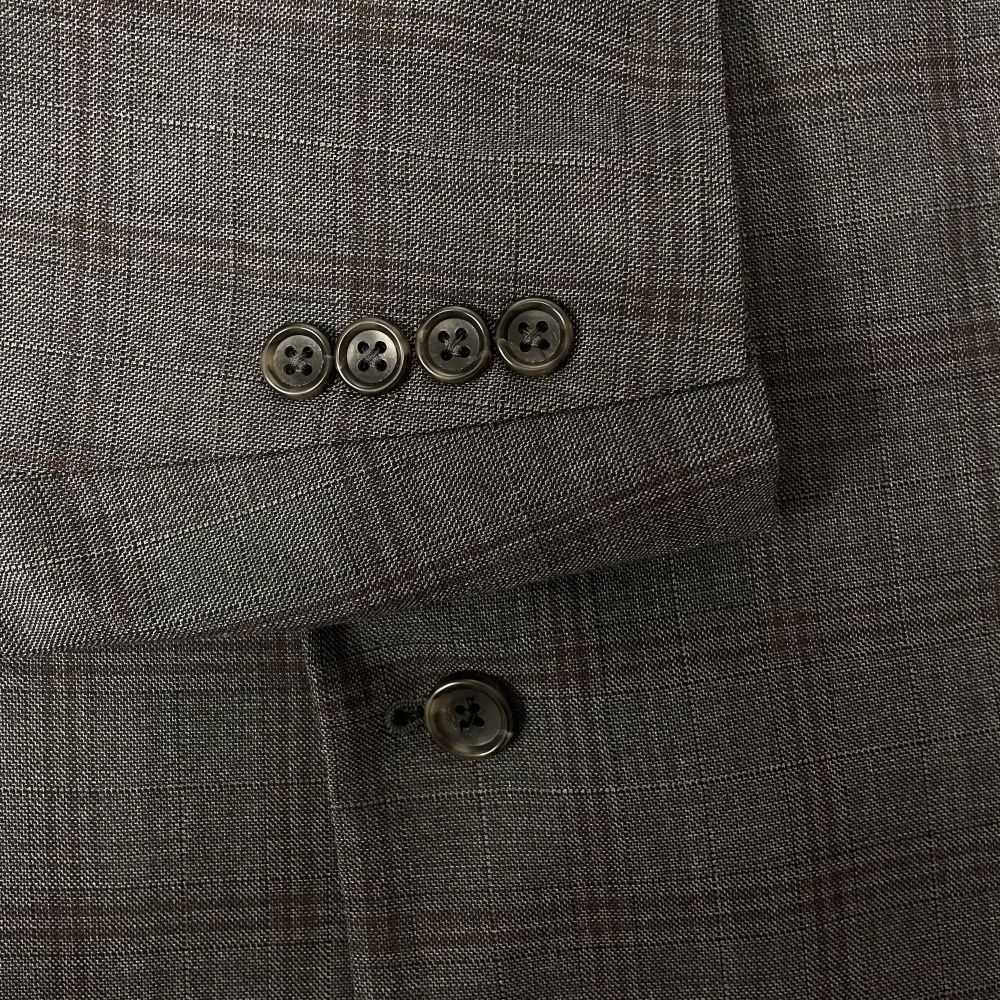 Jos. A. Bank Jos A Bank Sport Coat OVERCHECK Jacket SILK Wool Blazer Size 42R - 12 Thumbnail