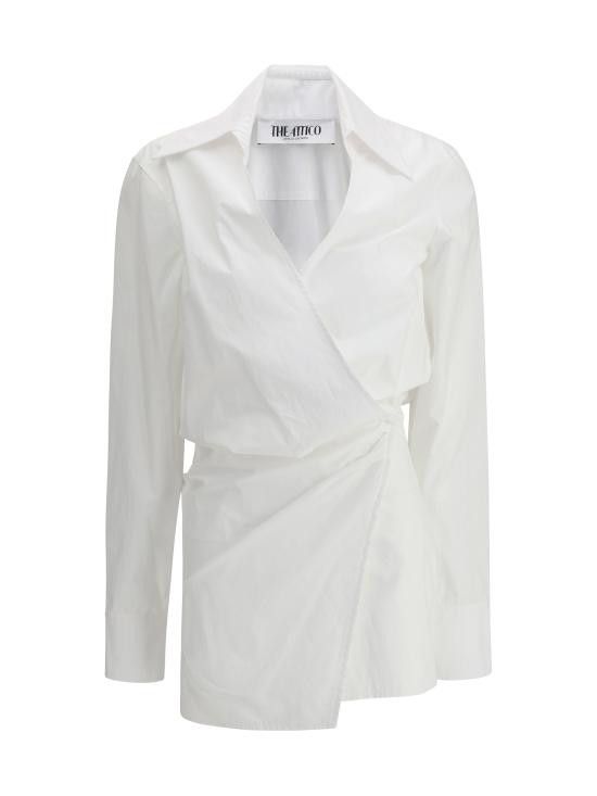 The Attico THE ATTICO Women Dresses 250WCA00394CCC052AA 001 WHITE Size S / US 4 / IT 40 - 1 Thumbnail