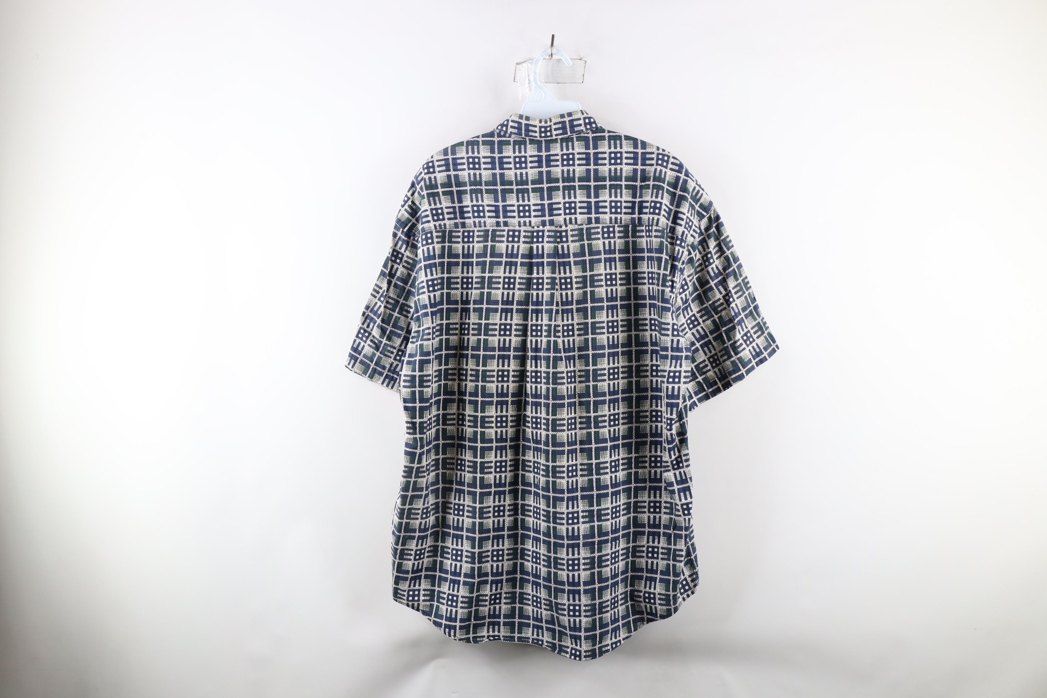 Vintage Vintage 90s Streetwear Short Sleeve Button Down Shirt Size US L / EU 52-54 / 3 - 10 Thumbnail